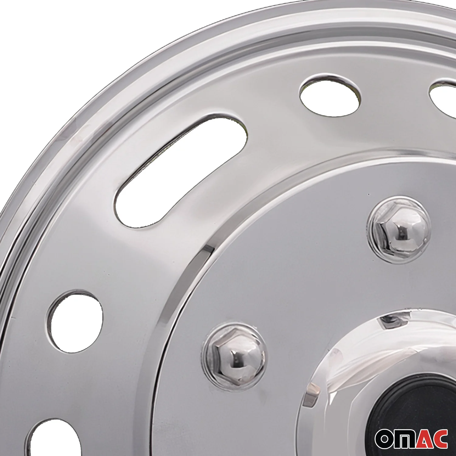 Ford Econoline 16" Dual Wheel Simulator Hubcaps Steel Front & Rear - Image 6