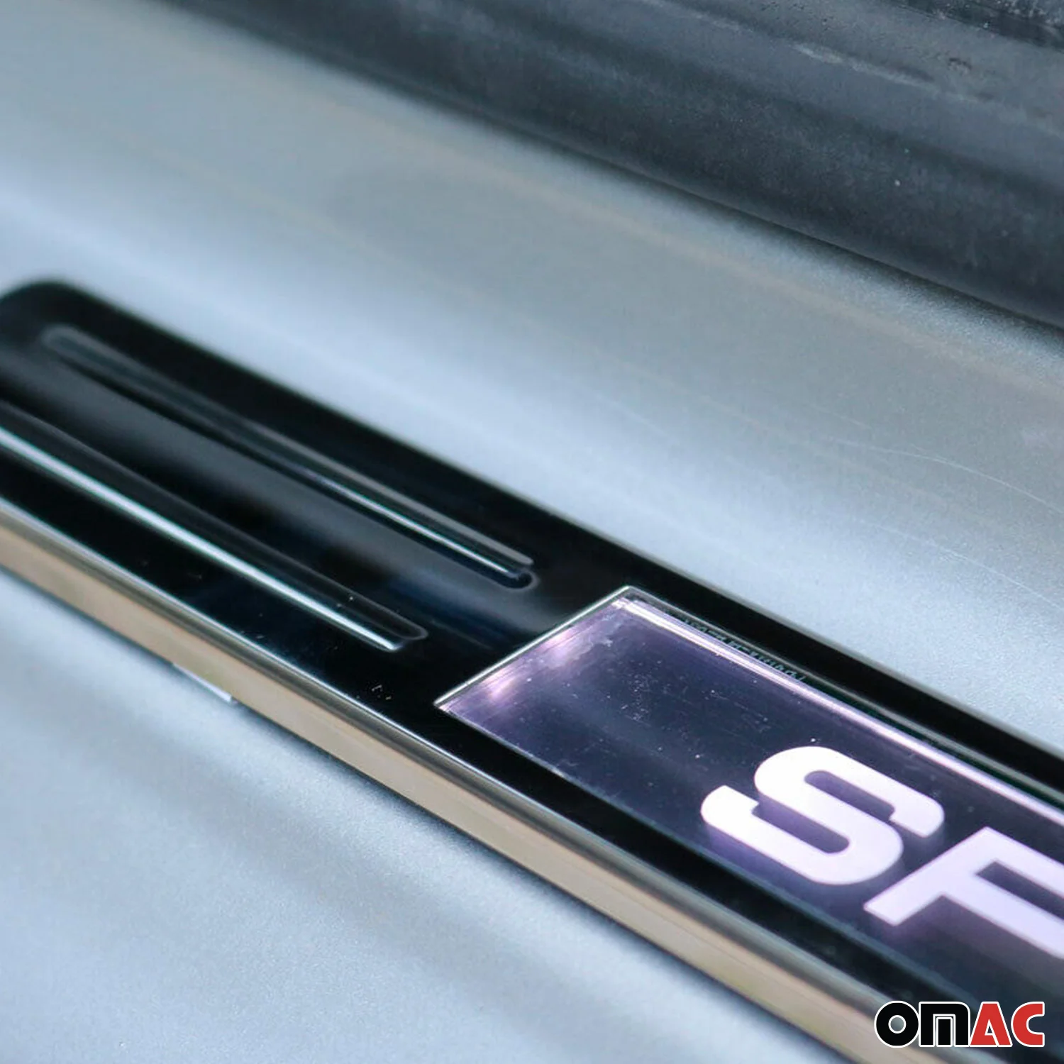 Fiat 500L 500X Door Sill Scuff Plate Illuminated Sport Stainless Steel Silver 4 Pcs - Image 8