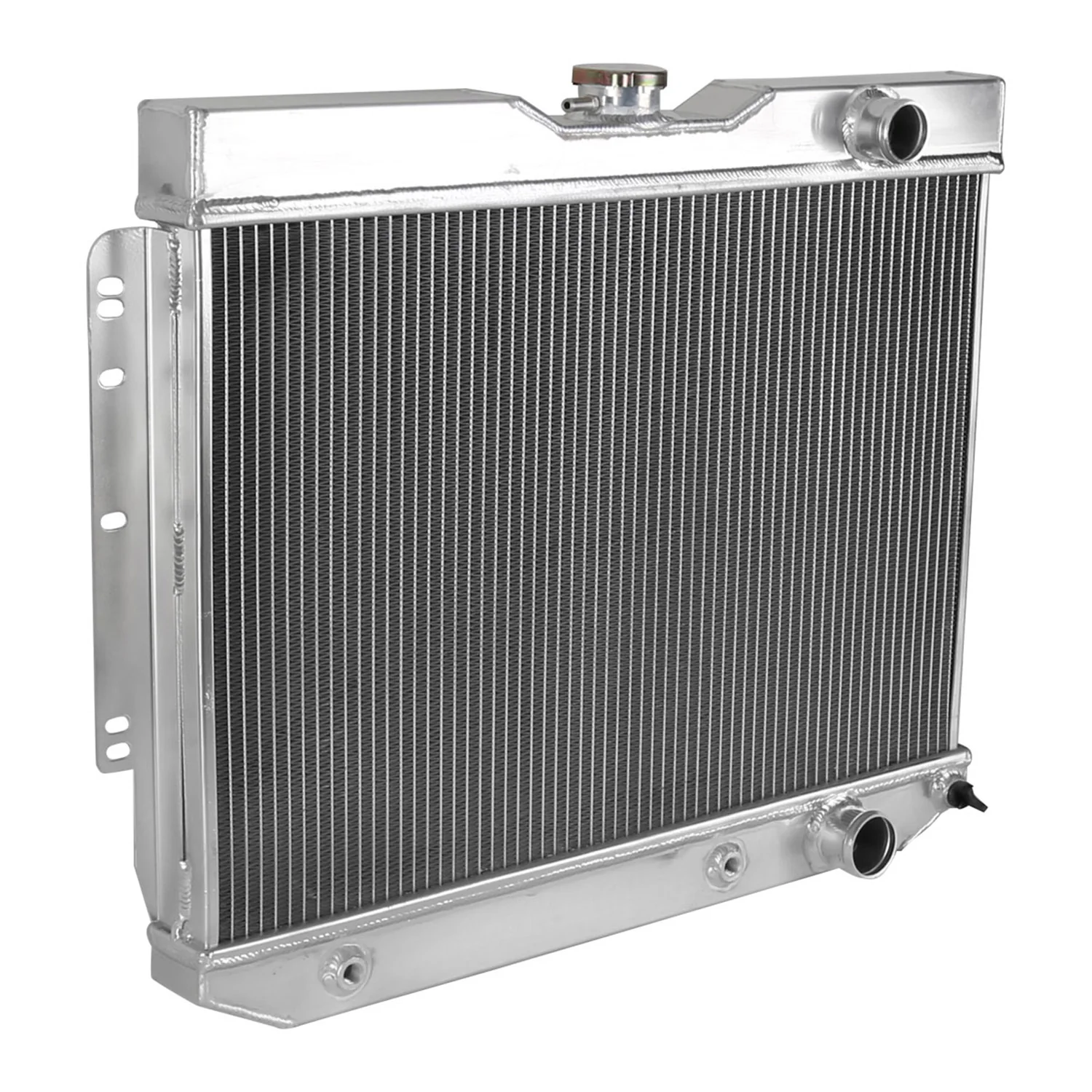 1959-1965 Chevy Impala Bel Air Chevelle Alu 2-Row Performance Radiator - Image 10