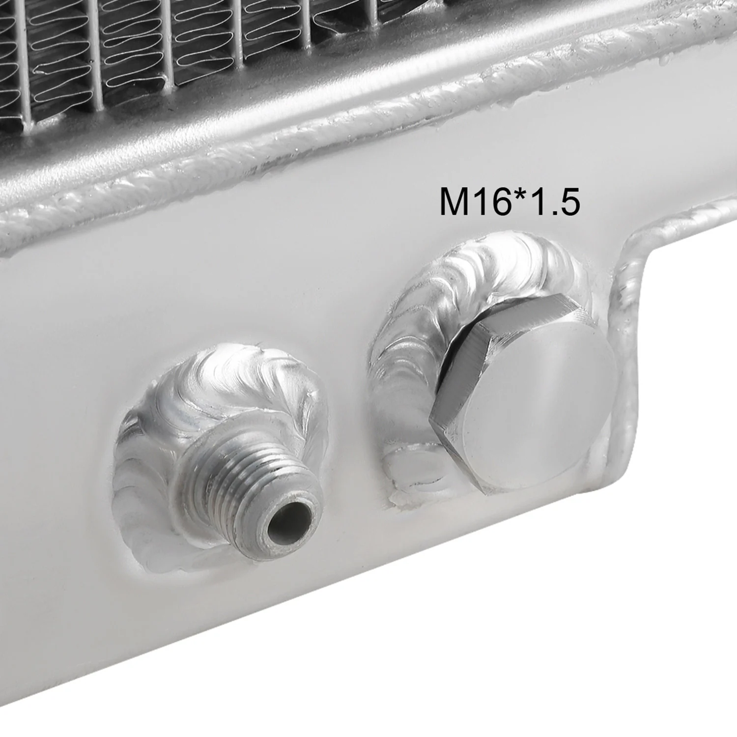 1983-1994 Ford F-150/F-250/F-350/F59 Aluminum 3-Row Performance Radiator - Image 7