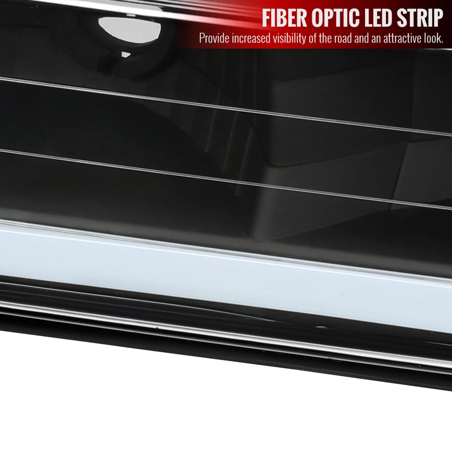 1988-1998 Chevy C10 GMC C/K LED Strip Bumper Corner Signal Lights Matt Black - Image 4