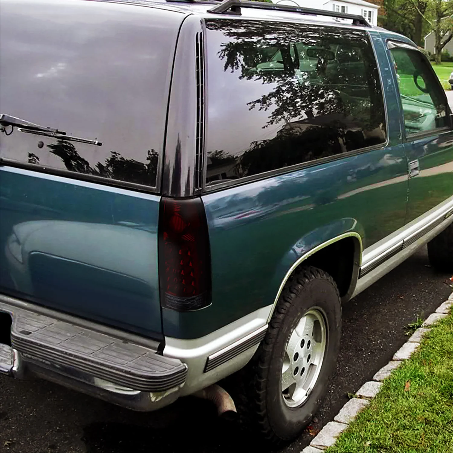 1988-2000 Chevy C10/Silverado/Tahoe/Suburban LED Tail Lights Chrome/Red Smoke - Image 9