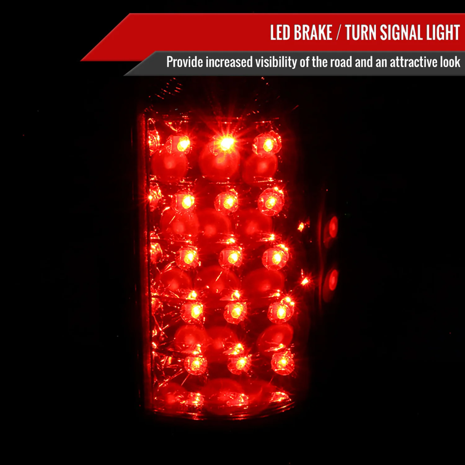 1988-2000 Chevy Silverado/Tahoe/Suburban/Sierra APC LED Tail Lights Smoke Lens - Image 2
