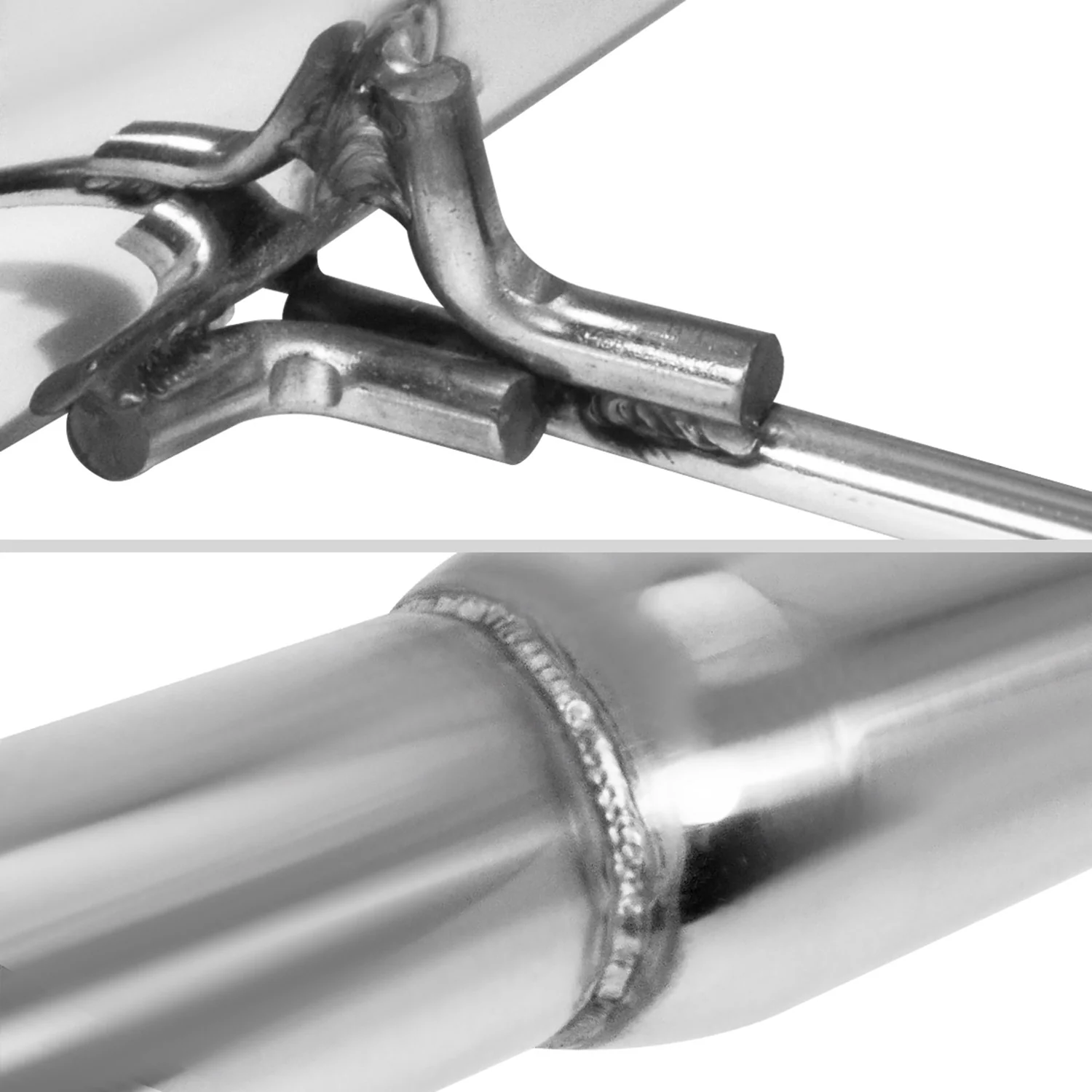 1989-1994 Nissan 240SX S13 T-304 Steel N1 Catback Exhaust System w/Burnt Tip - Image 7