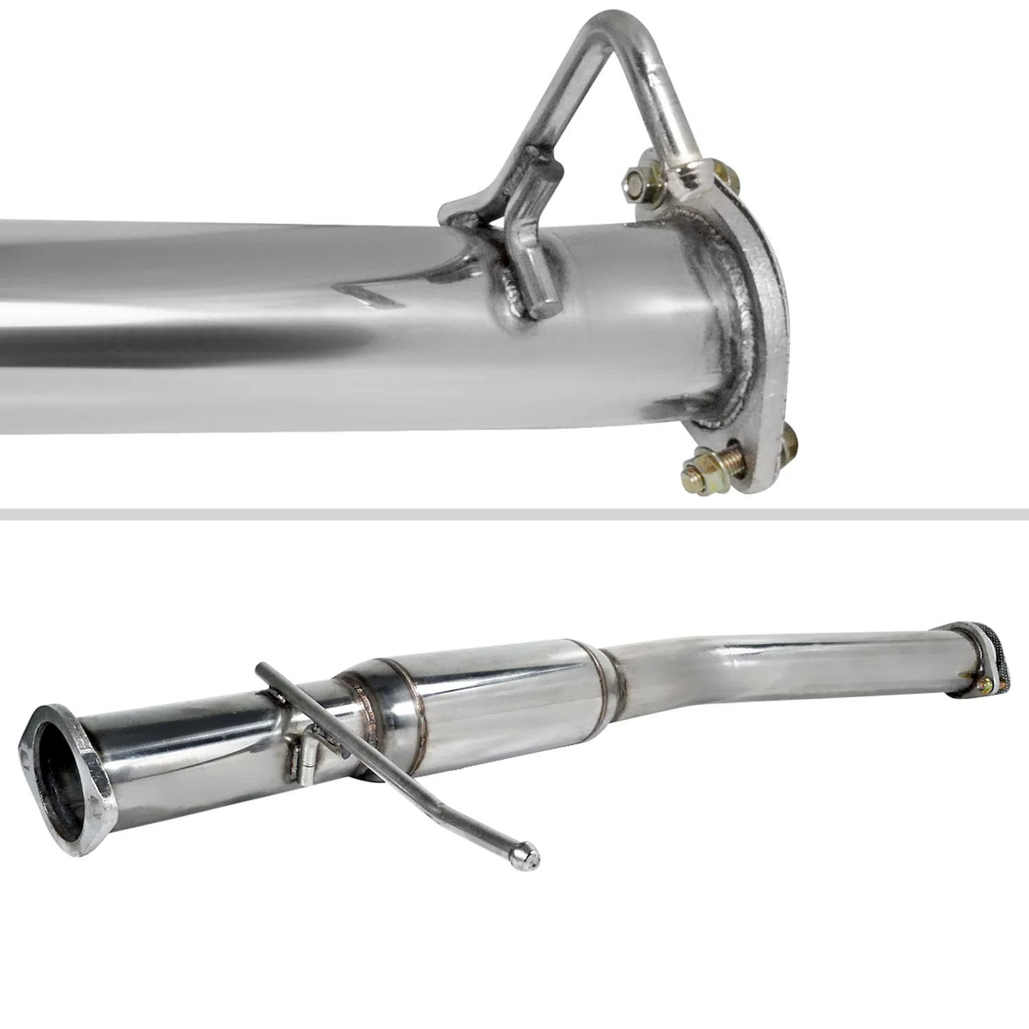 1989-1994 Nissan 240SX S13 T-304 Steel N1 Catback Exhaust System w/Burnt Tip - Image 8