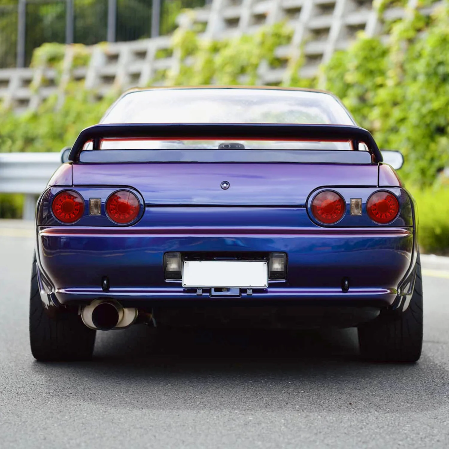 1989-1994 Nissan Skyline GT R32 JDM Red LED Tail Lights Chrome/Red Lens - Image 10