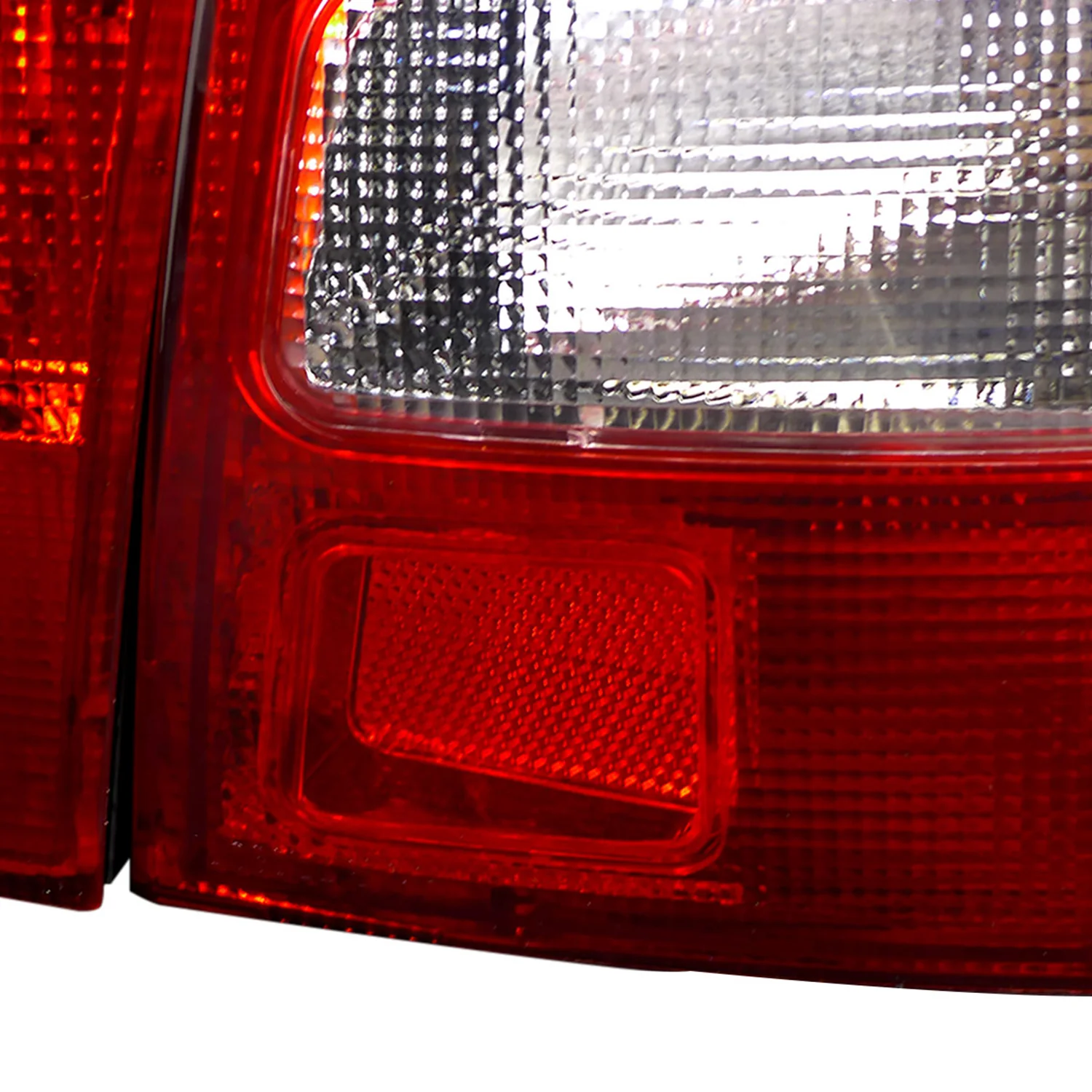 1992-1995 Honda Civic 3DR Hatchback Tail Lights Chrome/Red Clear Lens - Image 7