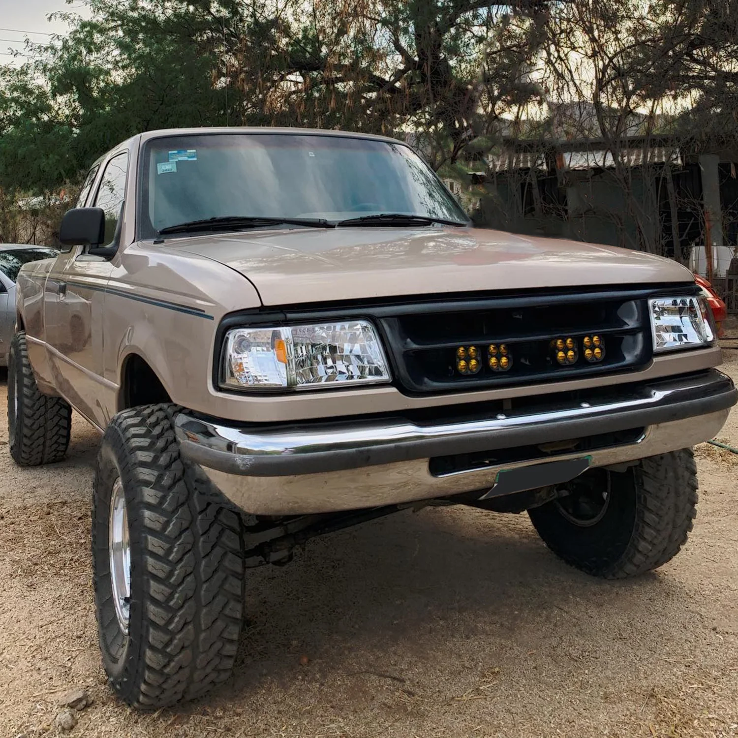 1993-1997 Ford Ranger Factory V2 Headlights Corner Signal Lights Chrome - Image 8