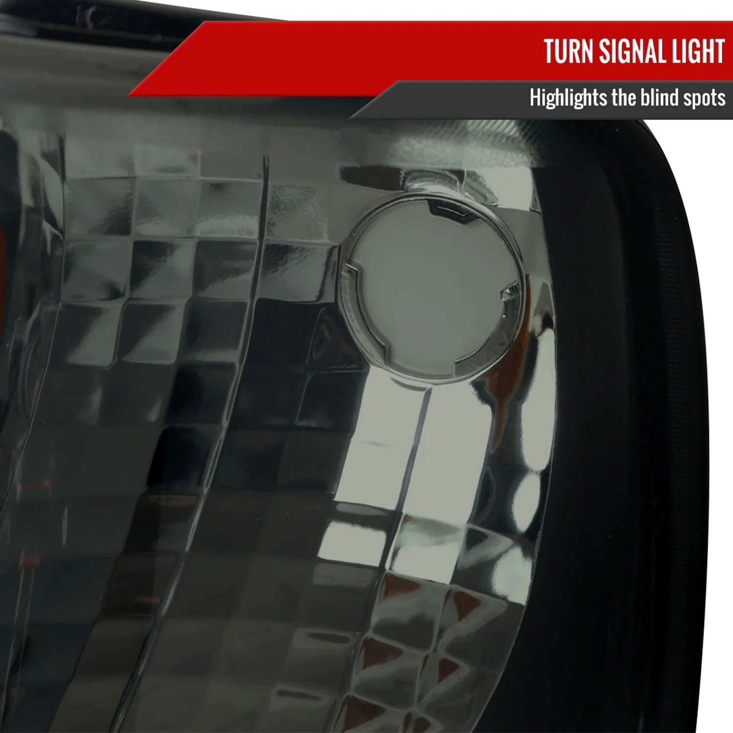 1993-1997 Ford Ranger Factory V2 Headlights w/Corner Lights Chrome/Smoke - Image 5