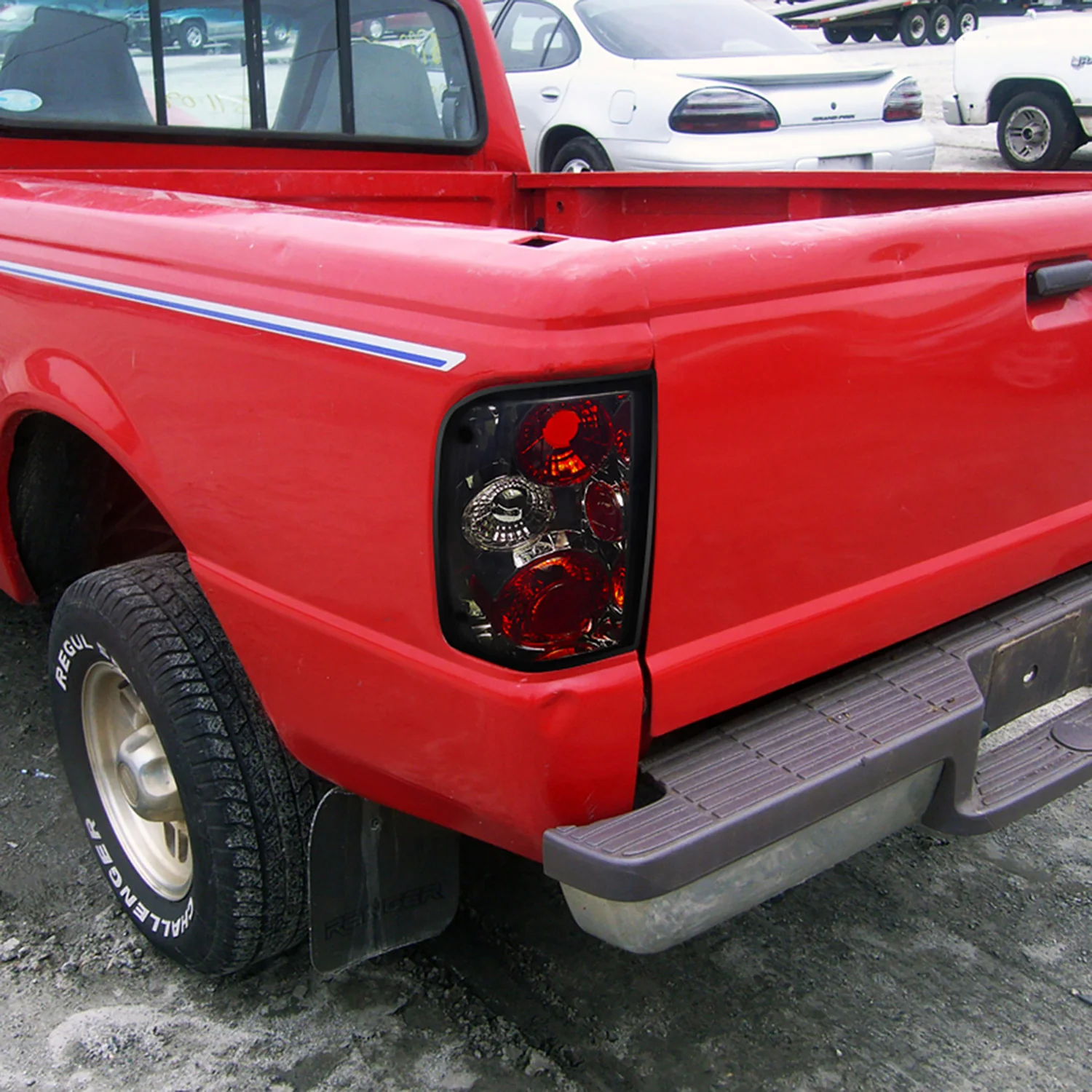 1993-1997 Ford Ranger Tail Lights Chrome Housing/Smoke Lens - Image 10