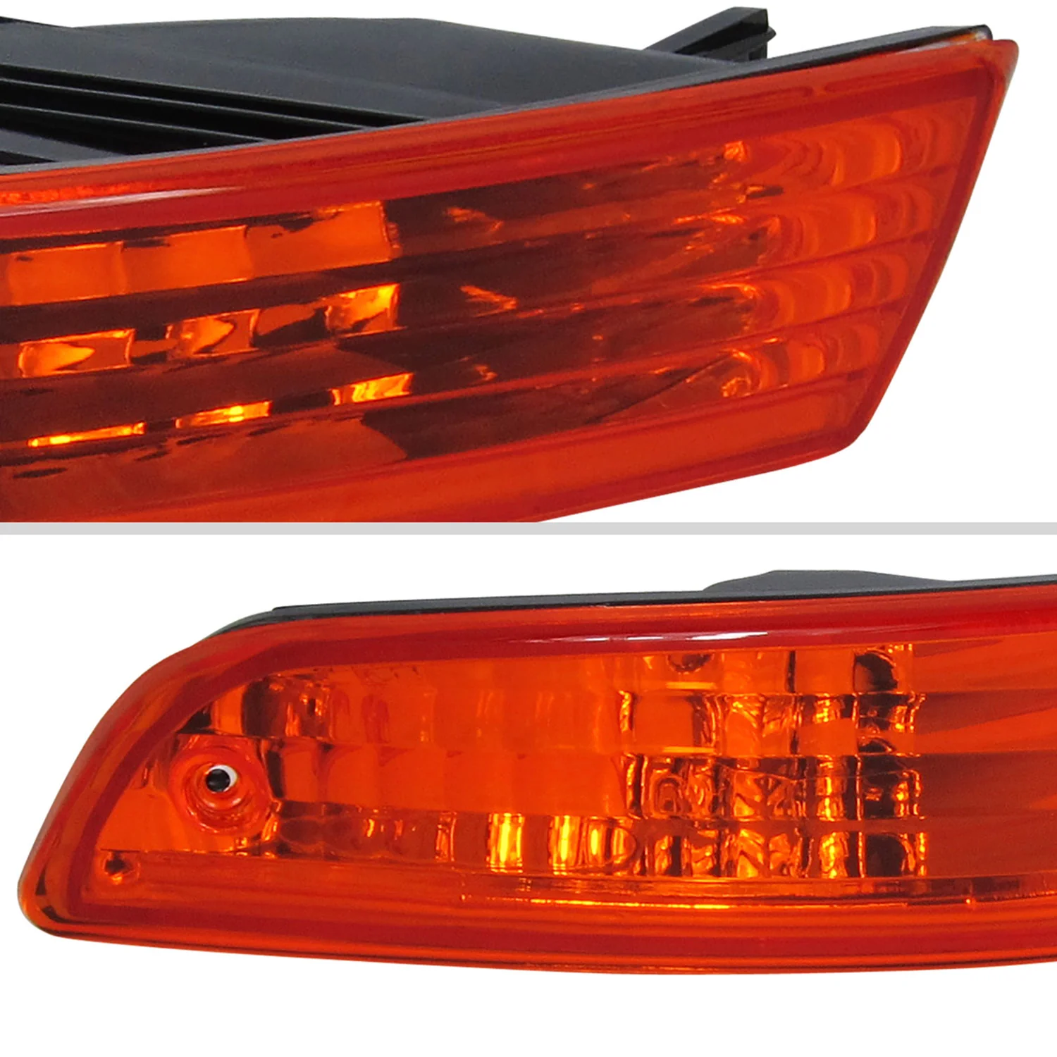 1994-1997 Accura Integra Bumper Lights Chrome Housing/Amber Lens - Image 4