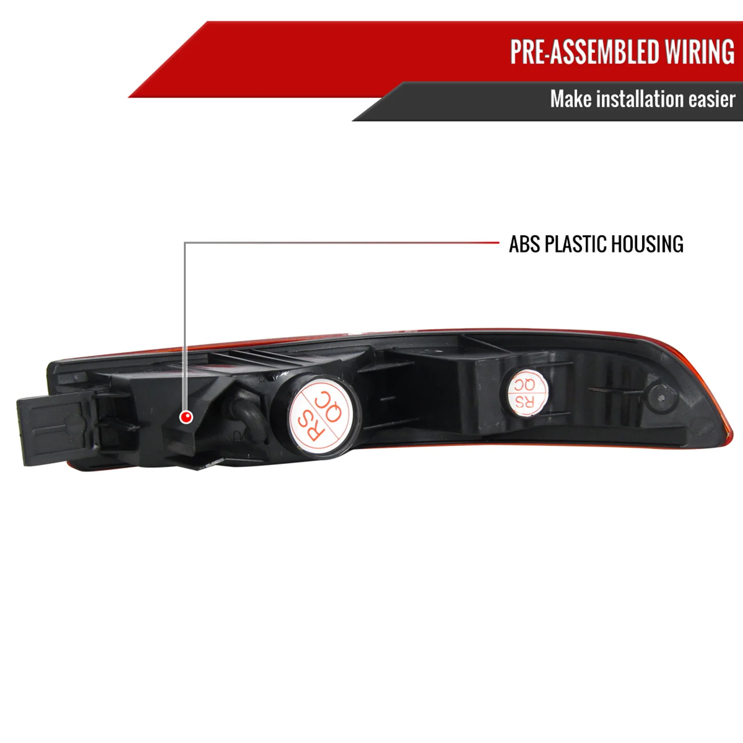 1994-1997 Accura Integra Bumper Lights Chrome Housing/Amber Lens - Image 5