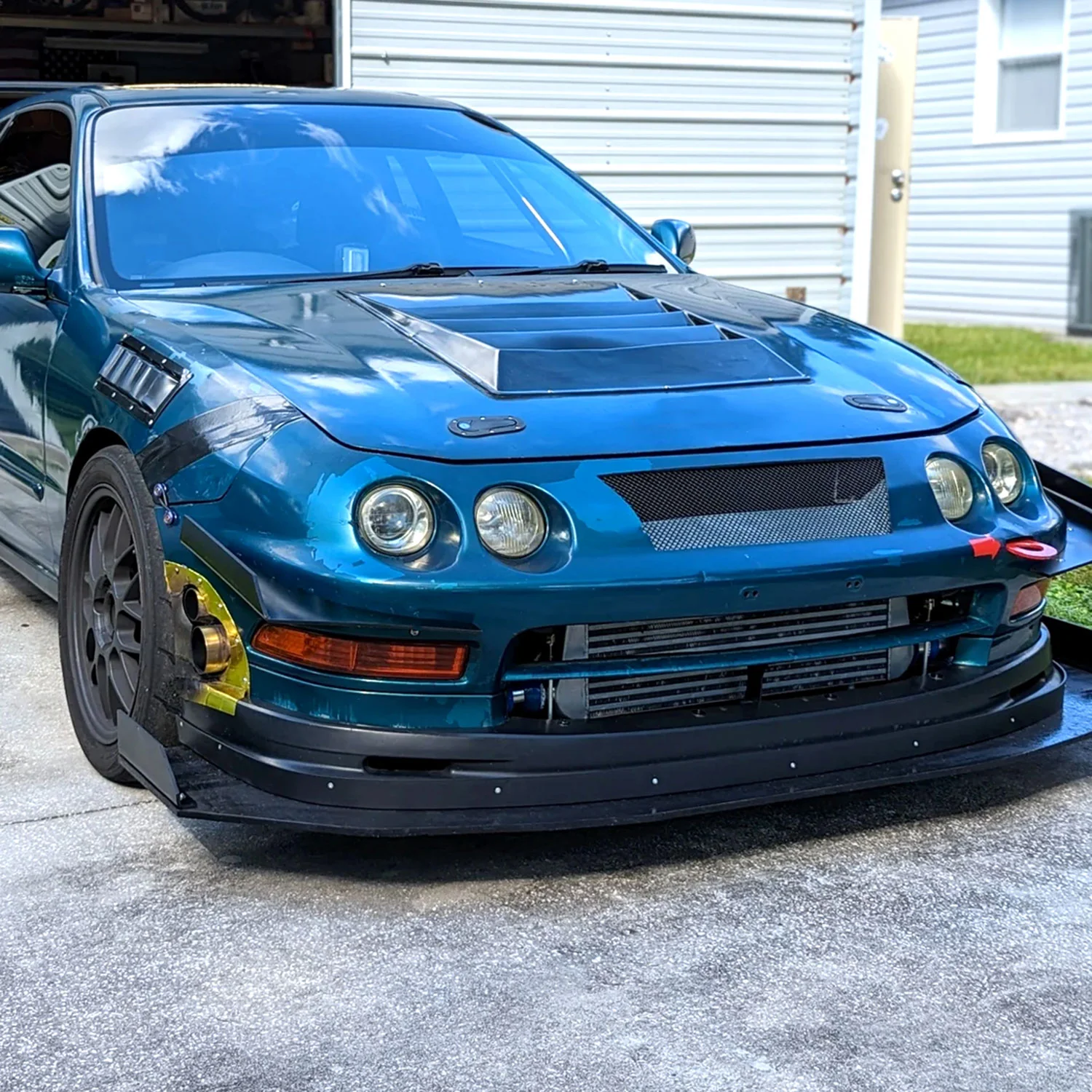 1994-1997 Accura Integra Bumper Lights Chrome Housing/Amber Lens - Image 9