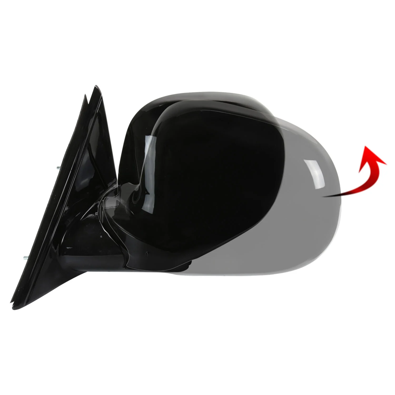 1994-1998 Chevy S10/Blazer GMC Sonoma Glossy Black Left/Driver Side Mirror - Image 2