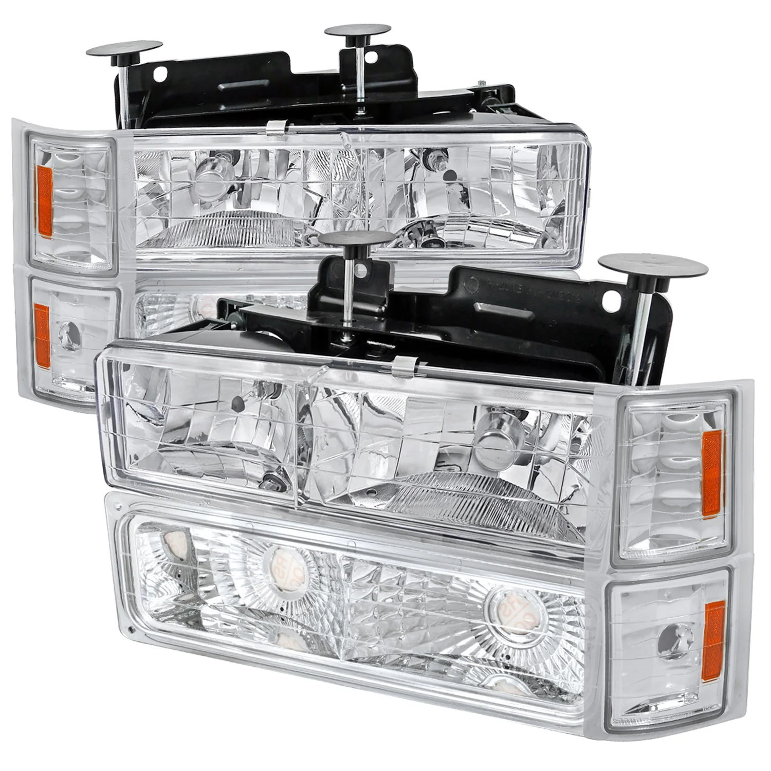 1994-1998 Chevy Silverado/Tahoe/Suburban/C10 Factory Headlights Chrome