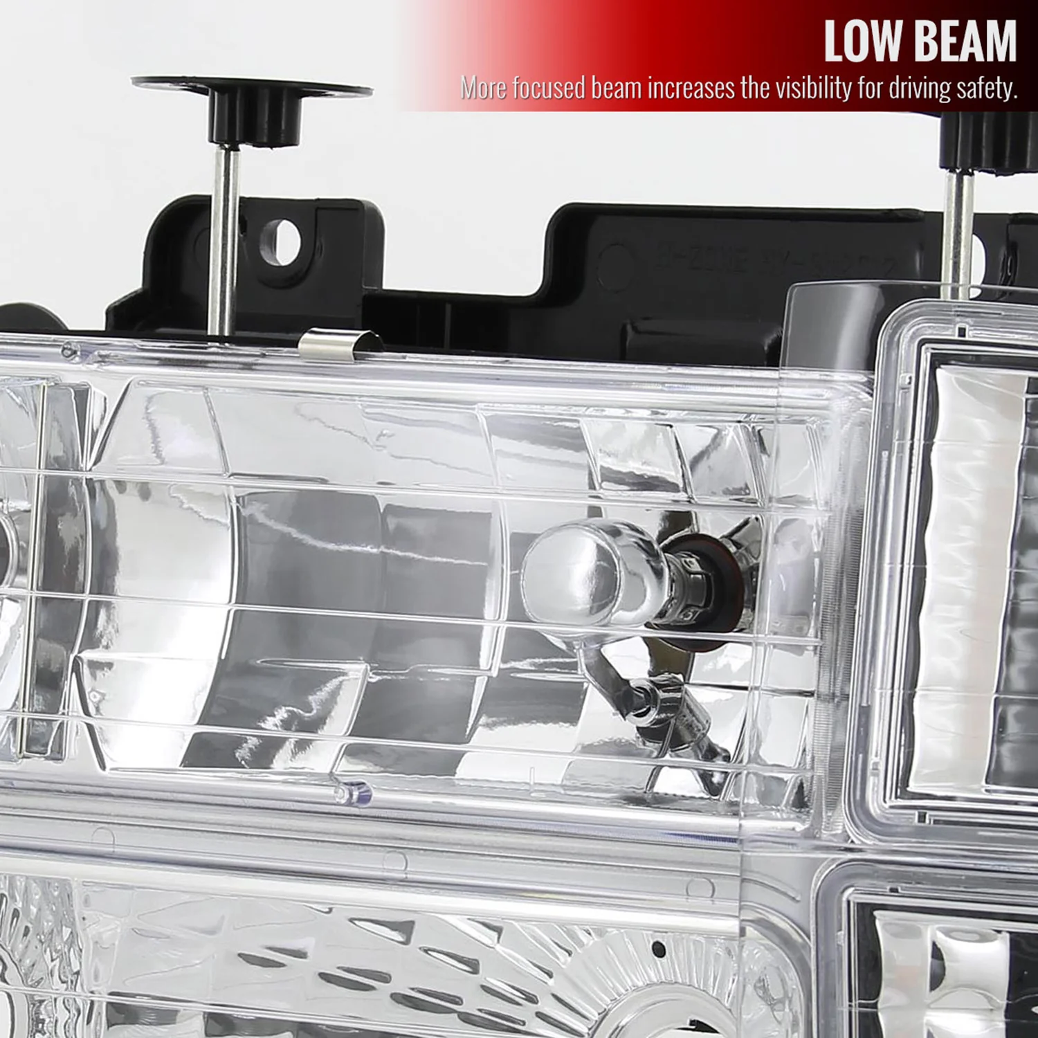 1994-1998 Chevy Silverado/Tahoe/Suburban/C10 Factory Headlights Chrome - Image 2