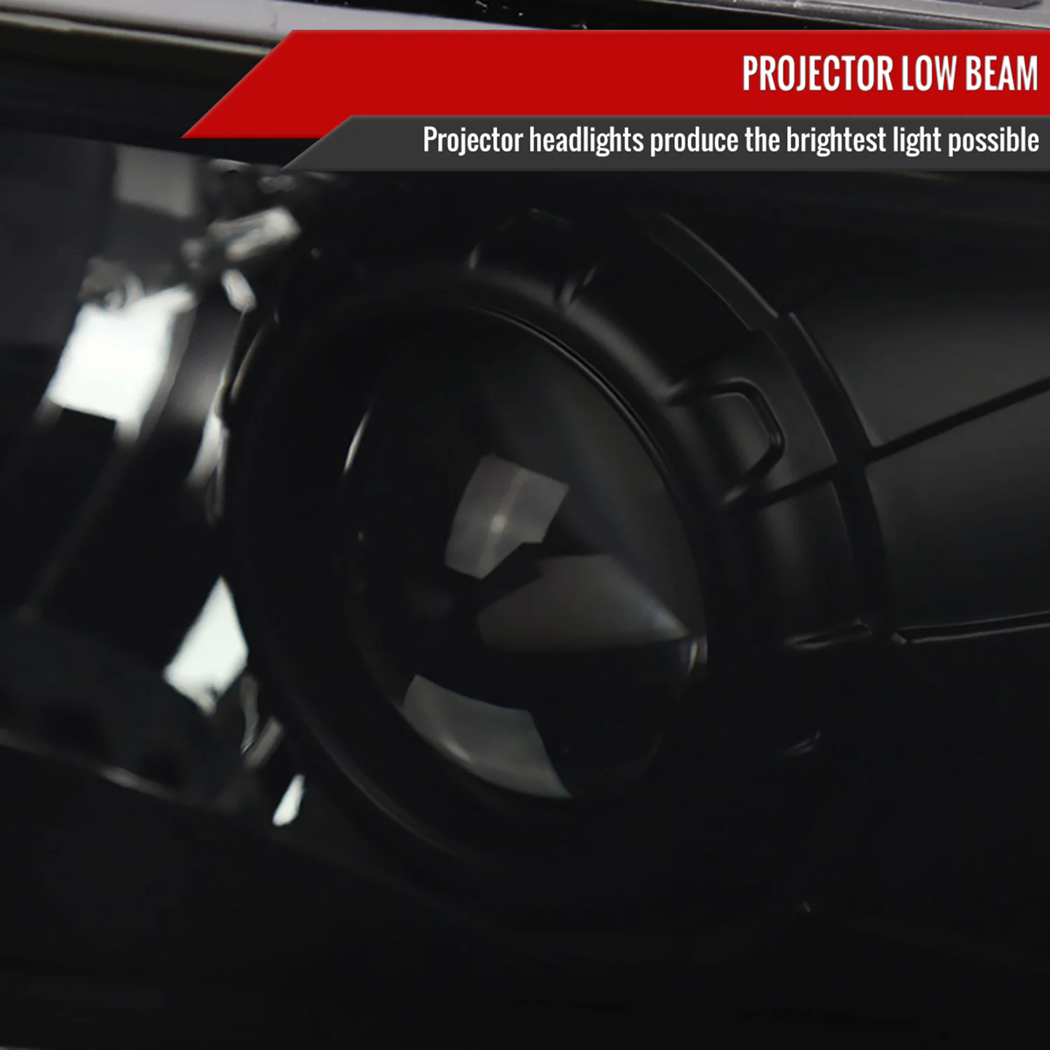 1994-2001 Dodge RAM 1500/ 1994-2002 RAM 2500 3500 Projector Headlights LED Black - Image 3
