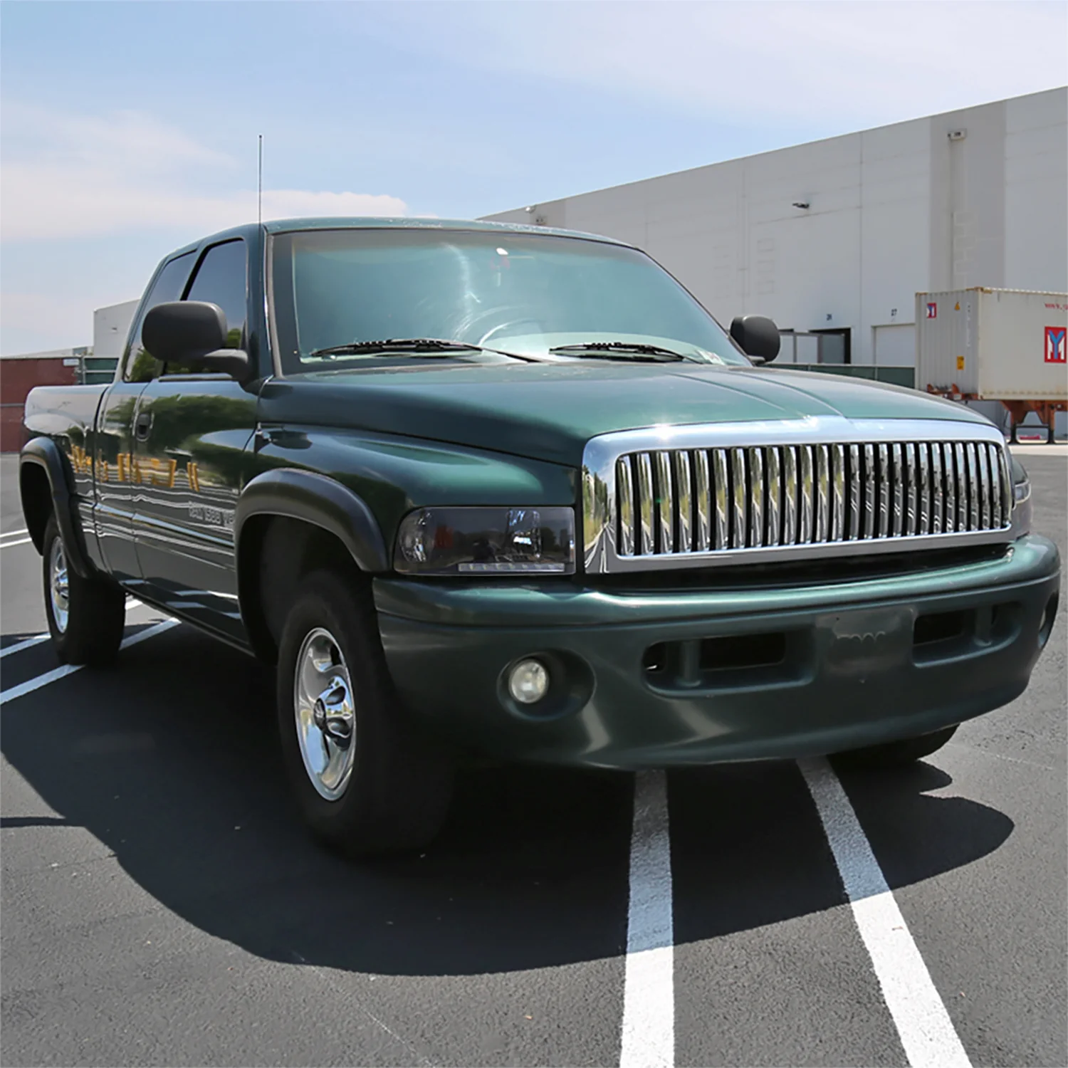1994-2001 Dodge RAM 1500/ 94-2002 RAM 2500 3500 Projector Headlights Matte Black - Image 9