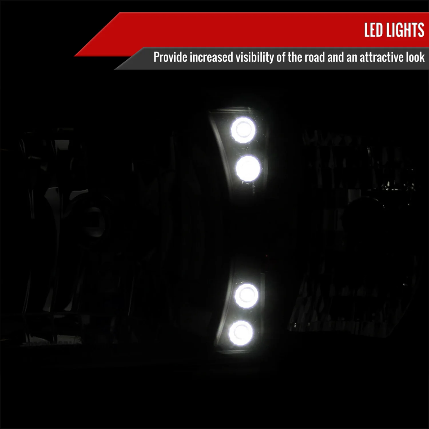 1994-2001 Dodge RAM 1500/ RAM 2500 3500 Crystal Headlights Chrome - Image 2
