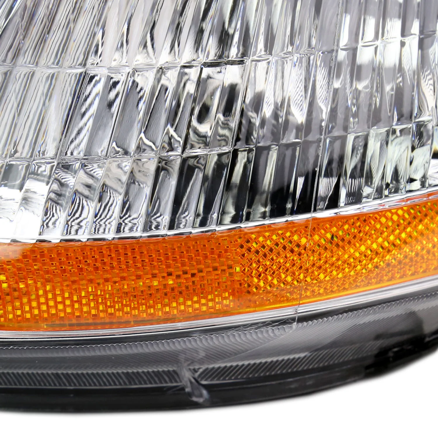 1996-1998 Honda Civic Coupe/Sedan LED Bar Factory Headlights Chrome/Clear - Image 7