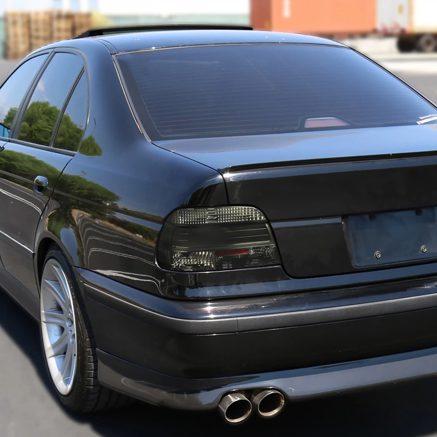 1997-2000 BMW E39 5 Series Sedan LED Tail Lights Chrome Housing/Smoke Lens - Image 10