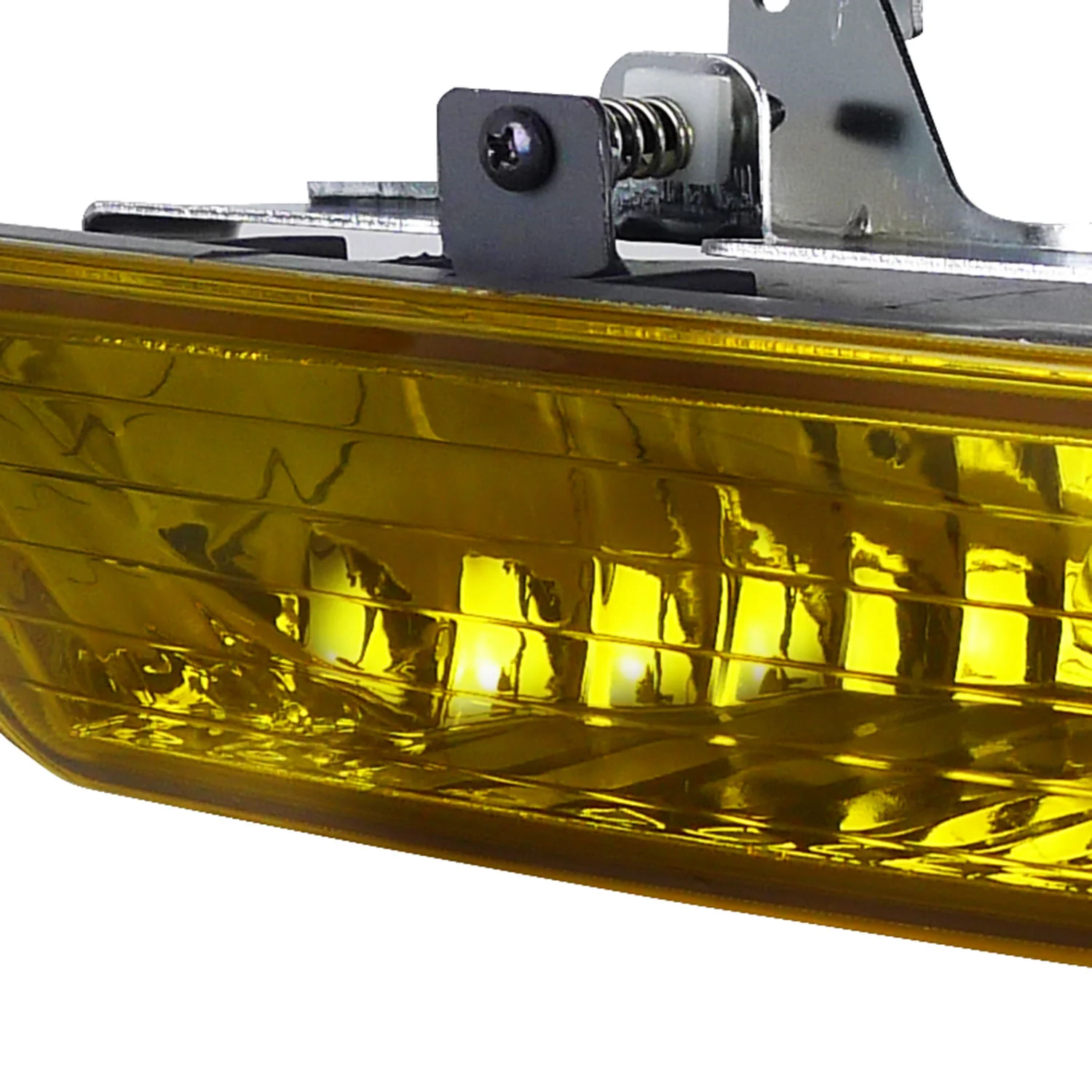 1997-2001 Honda Prelude H3C Fog Lights Kit Chrome Housing/Yellow Lens - Image 3