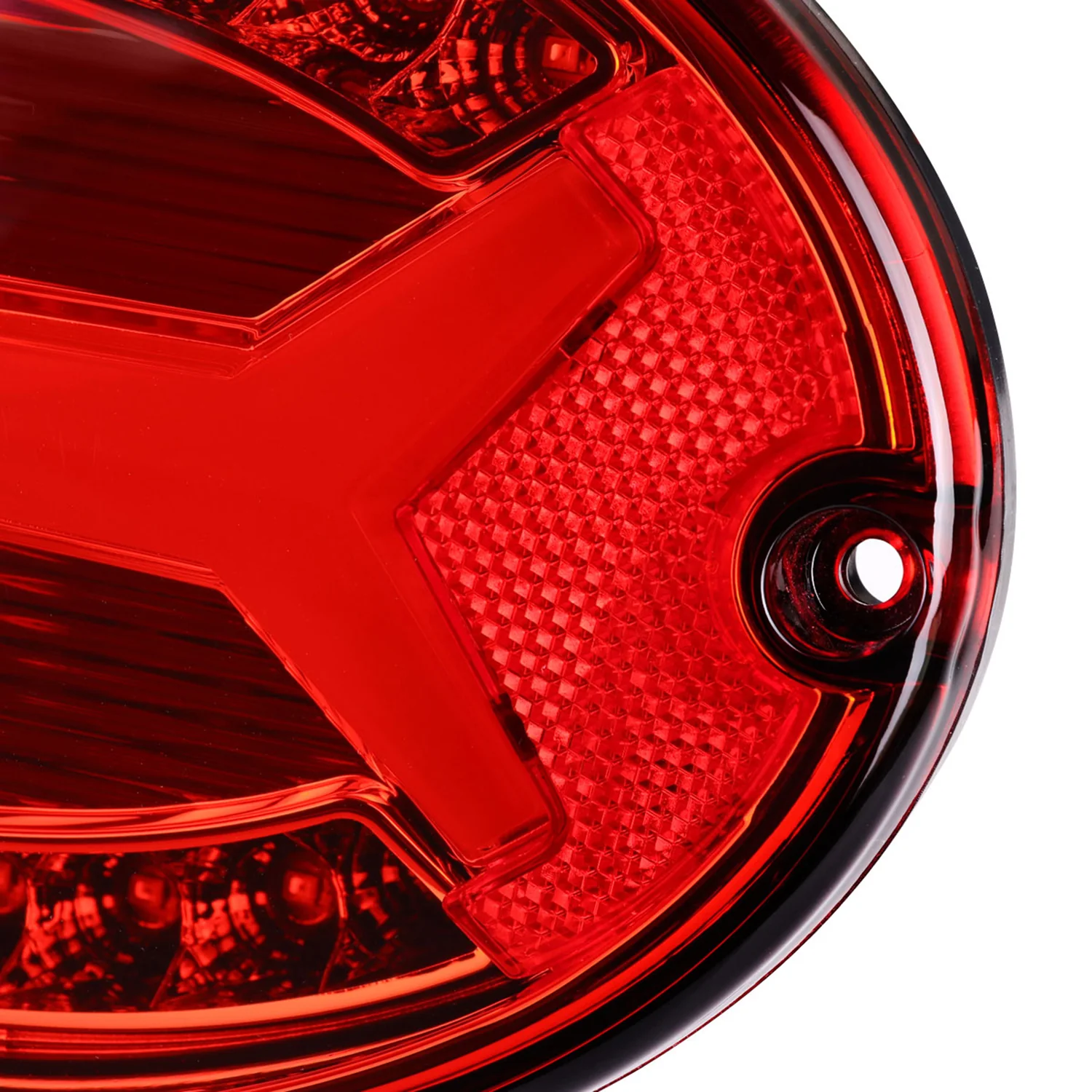 1997-2004 Chevy Corvette C5 4 PC LED Bar Tail Lights Chrome/Red Lens - Image 6