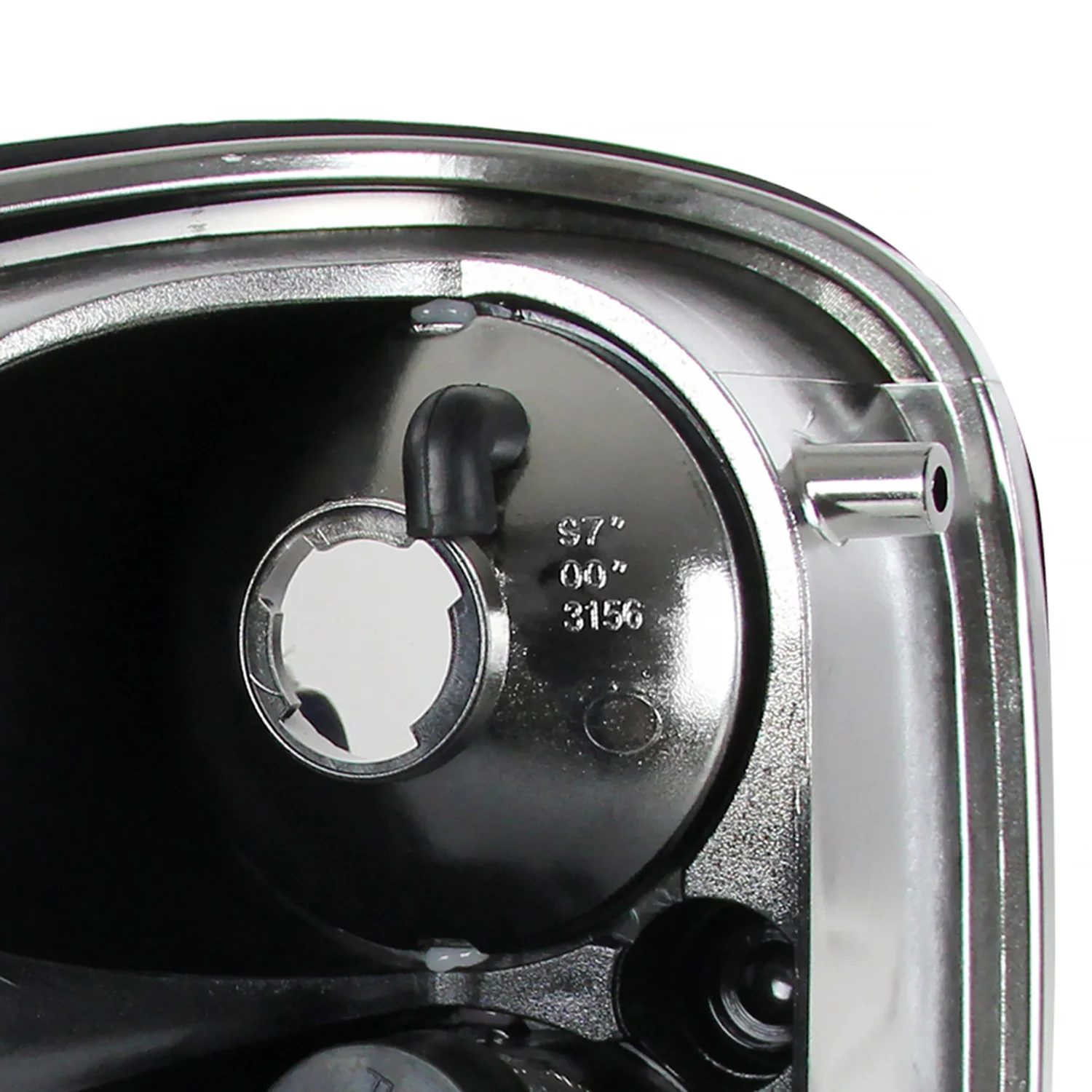 1997-2004 Ford F-150 Flareside Tail Lights Matte Black Housing/Clear Lens - Image 7