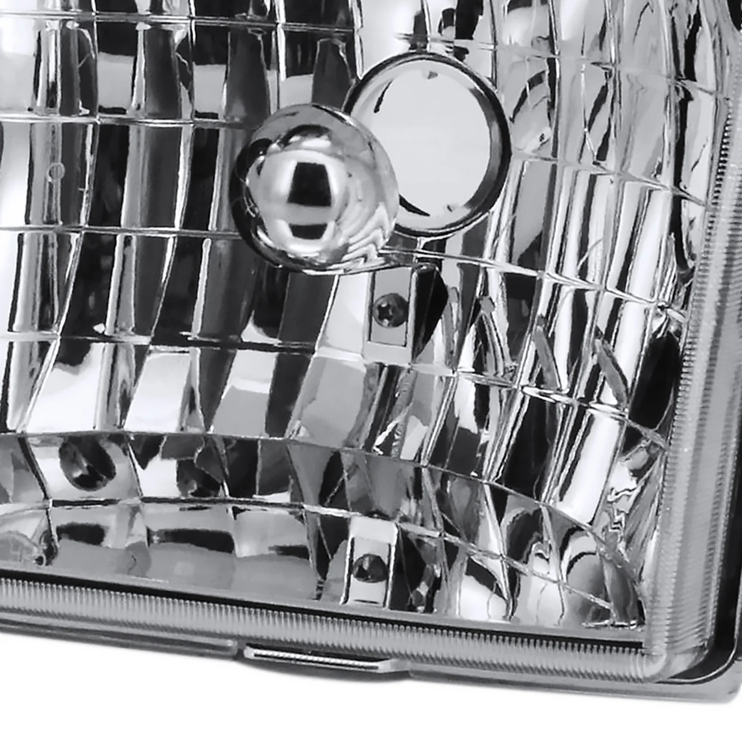1998-2000 Ford Ranger Factory Style Crystal Headlights Chrome/Clear Lens - Image 6