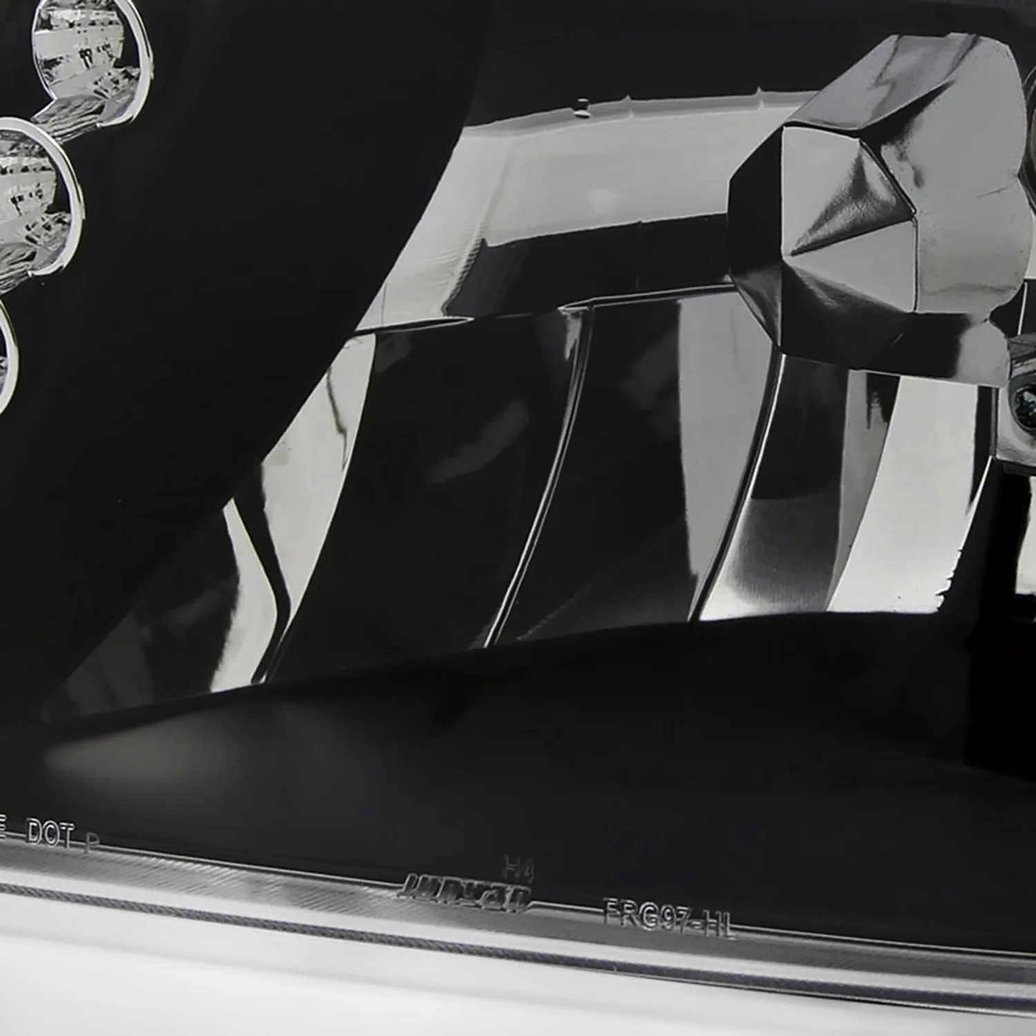 1998-2000 Ford Ranger Factory Style Headlights Matte Black/Clear Lens - Image 5