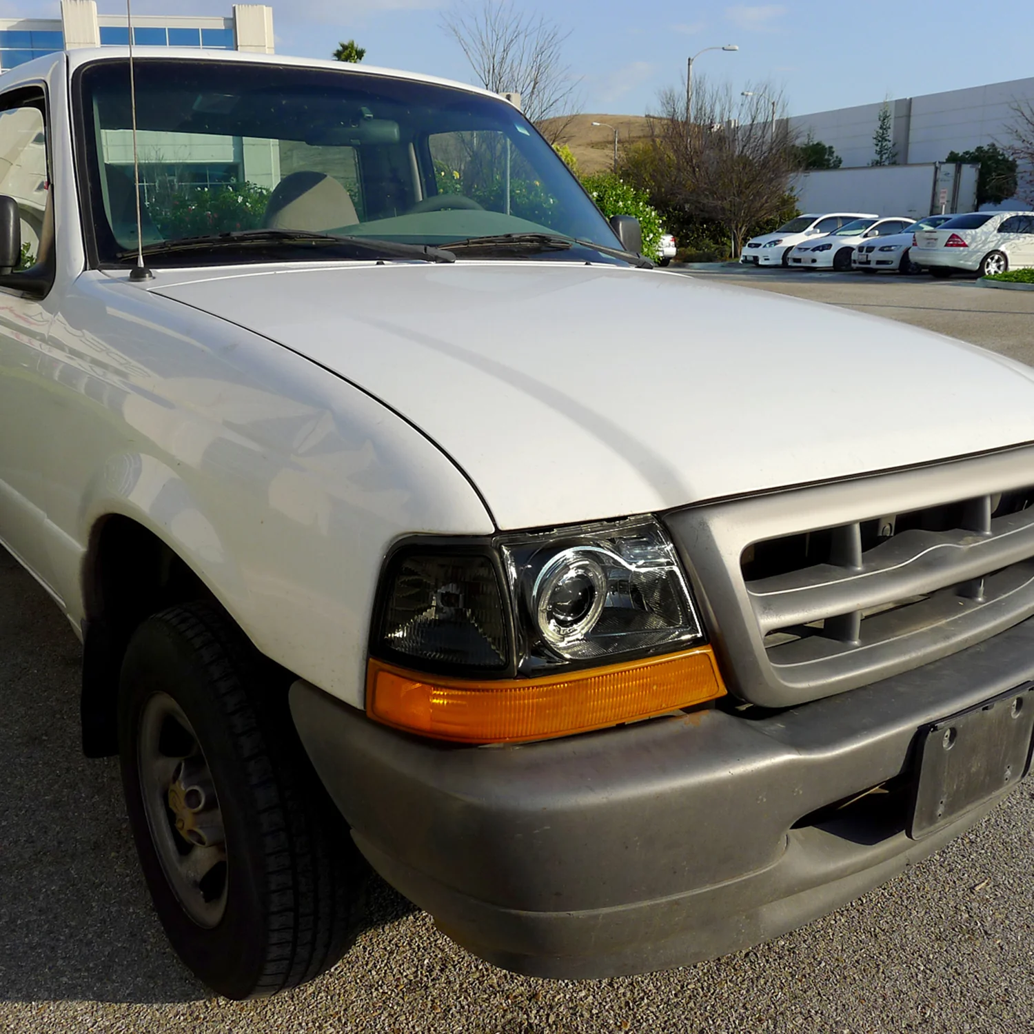 1998-2000 Ford Ranger Halo Projector Headlights Chrome Housing/Smoke Lens - Image 9