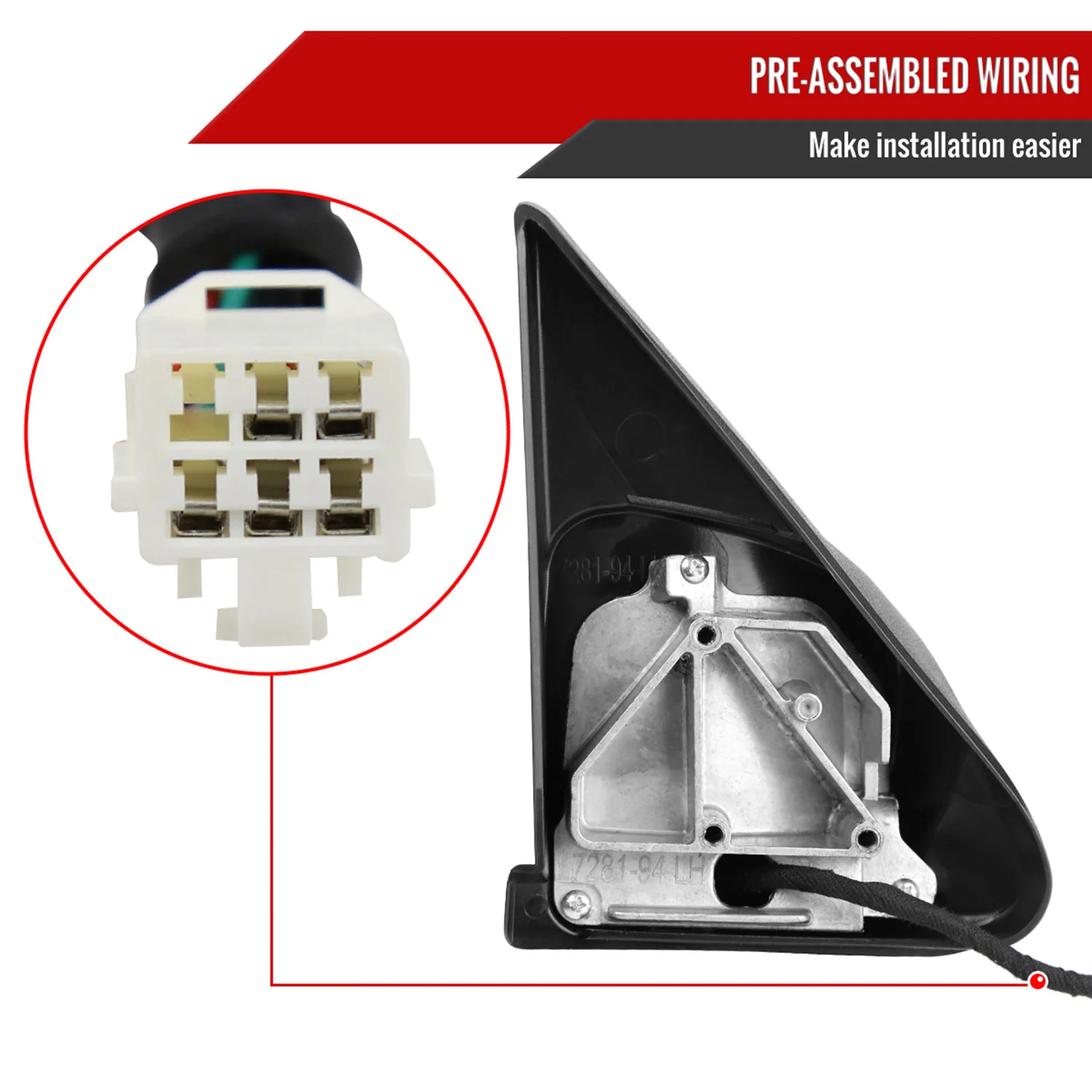 1998-2001 Dodge RAM 1500 2500 3500 Chrome Heated Towing Mirrors & Turn Signal - Image 6