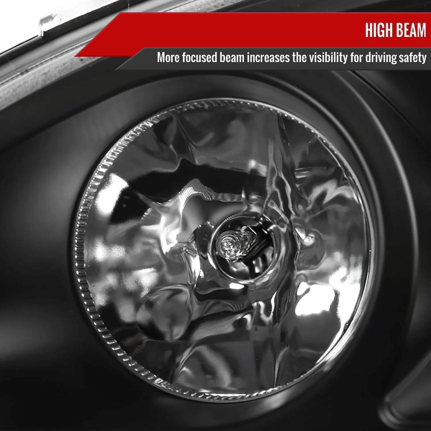 1998-2001 Mercedes Benz W163 ML Class Projector Headlights SMD LED Light Black - Image 4