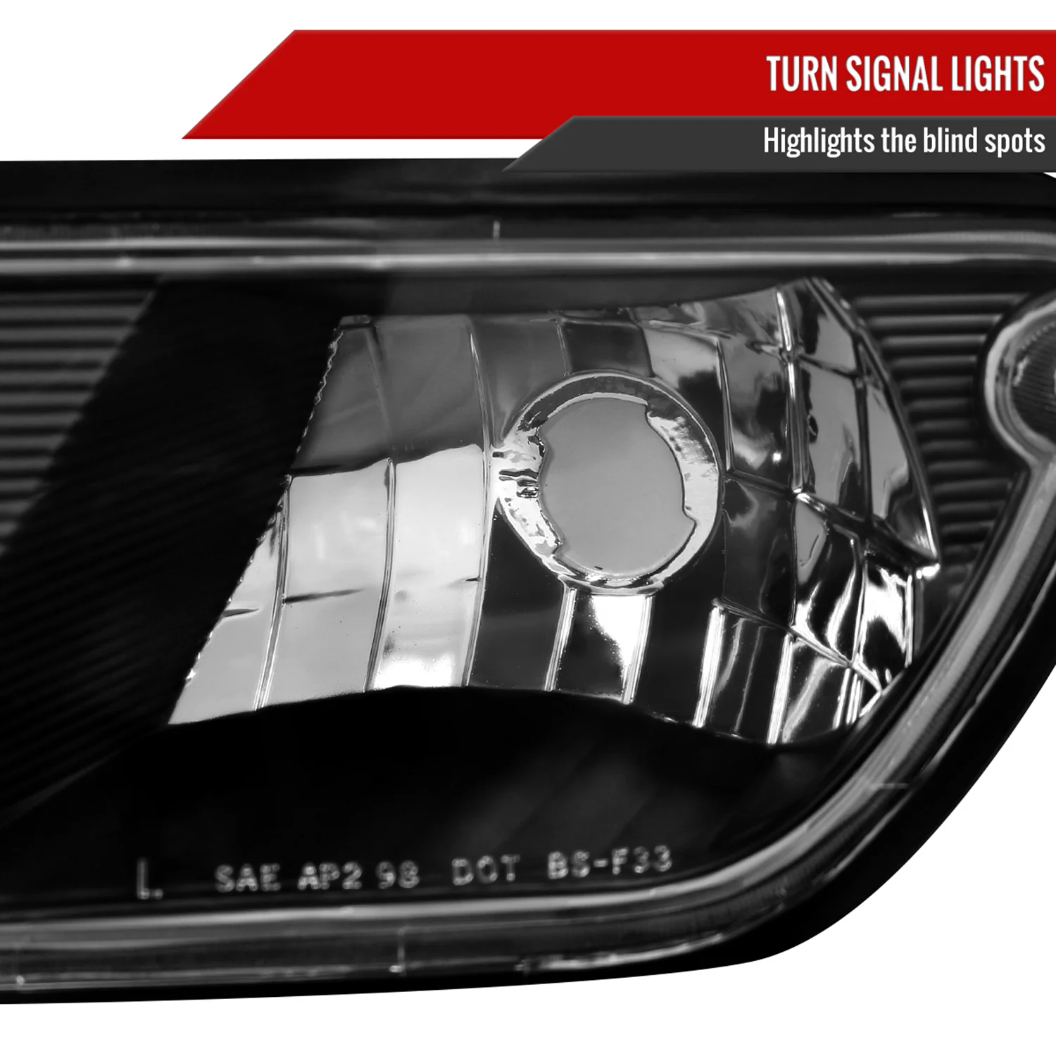 1998-2002 Mercury Grand Marquis Factory Headlights Corner Signal Lights - Image 5