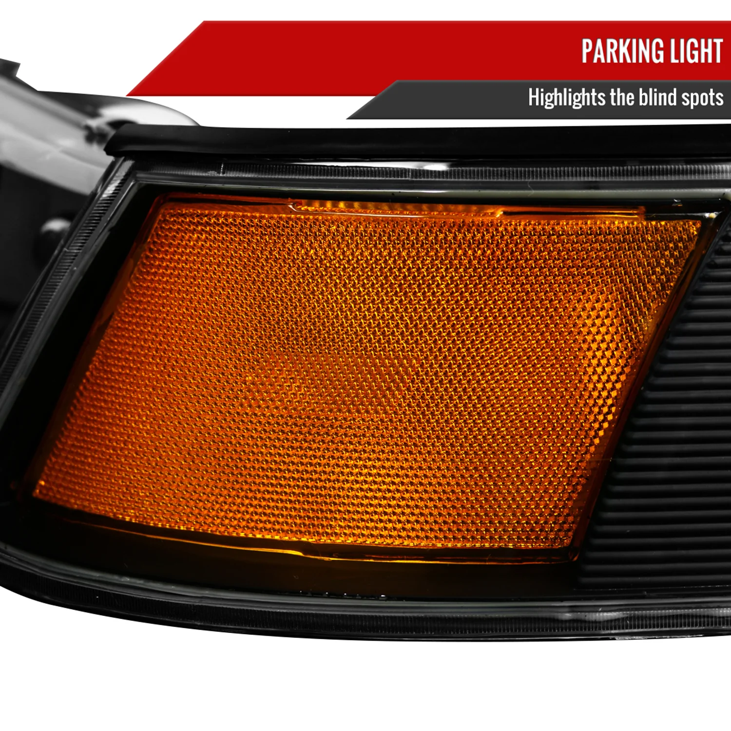 1998-2002 Mercury Grand Marquis Factory Headlights Corner Signal Lights - Image 6