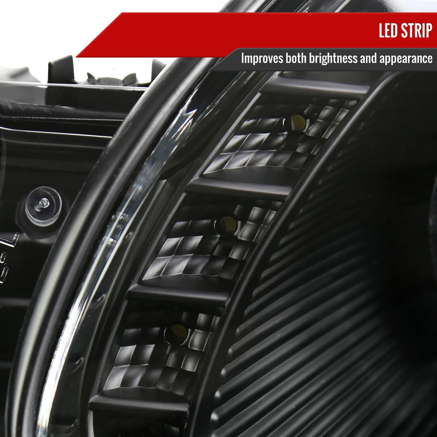 1998-2005 Lexus GS300/GS400/GS430 Halo Projector Headlights LED Light Black - Image 4