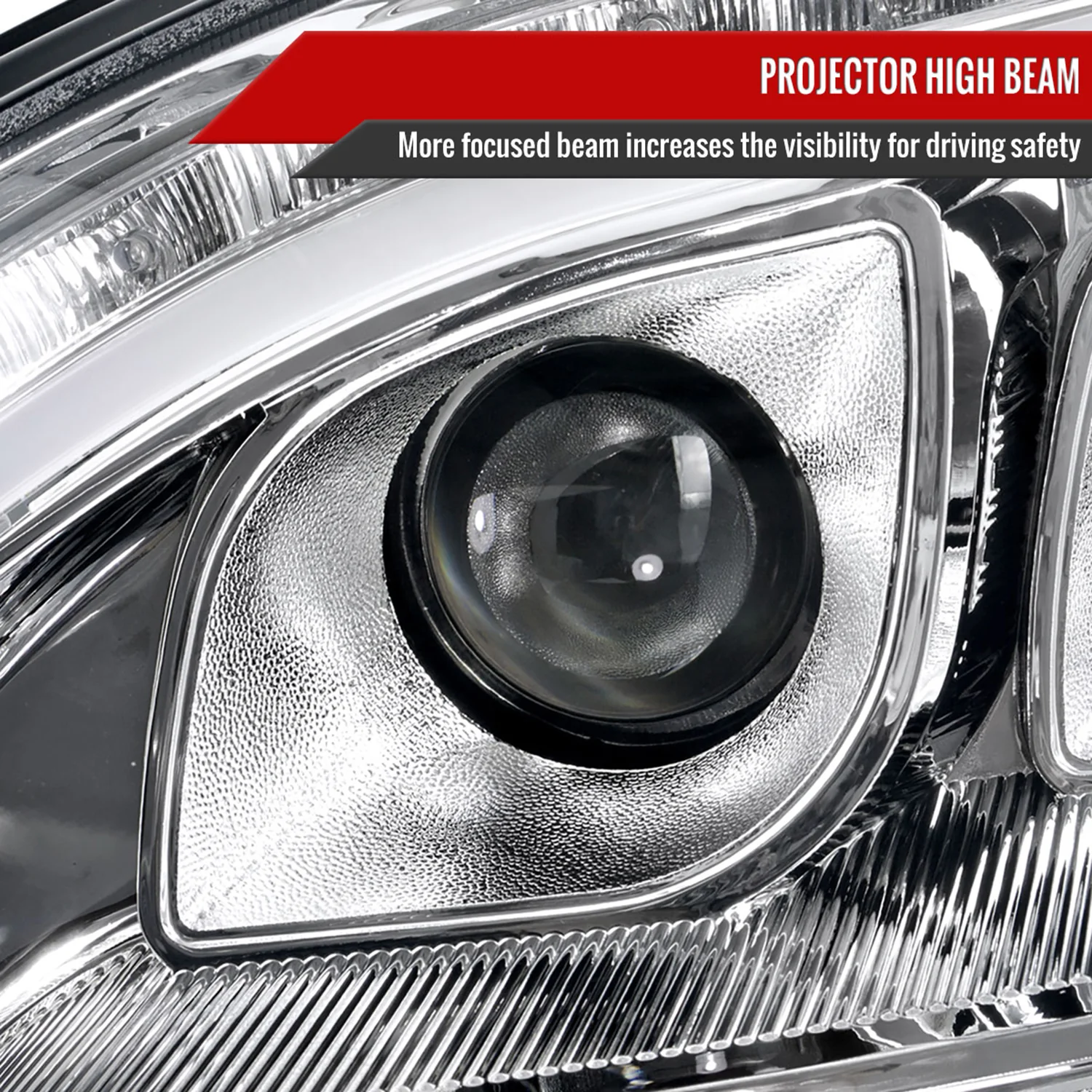 1998-2006 Mercedes Benz W220 S Class LED Headlights LED Signal Lights Chrome - Image 4