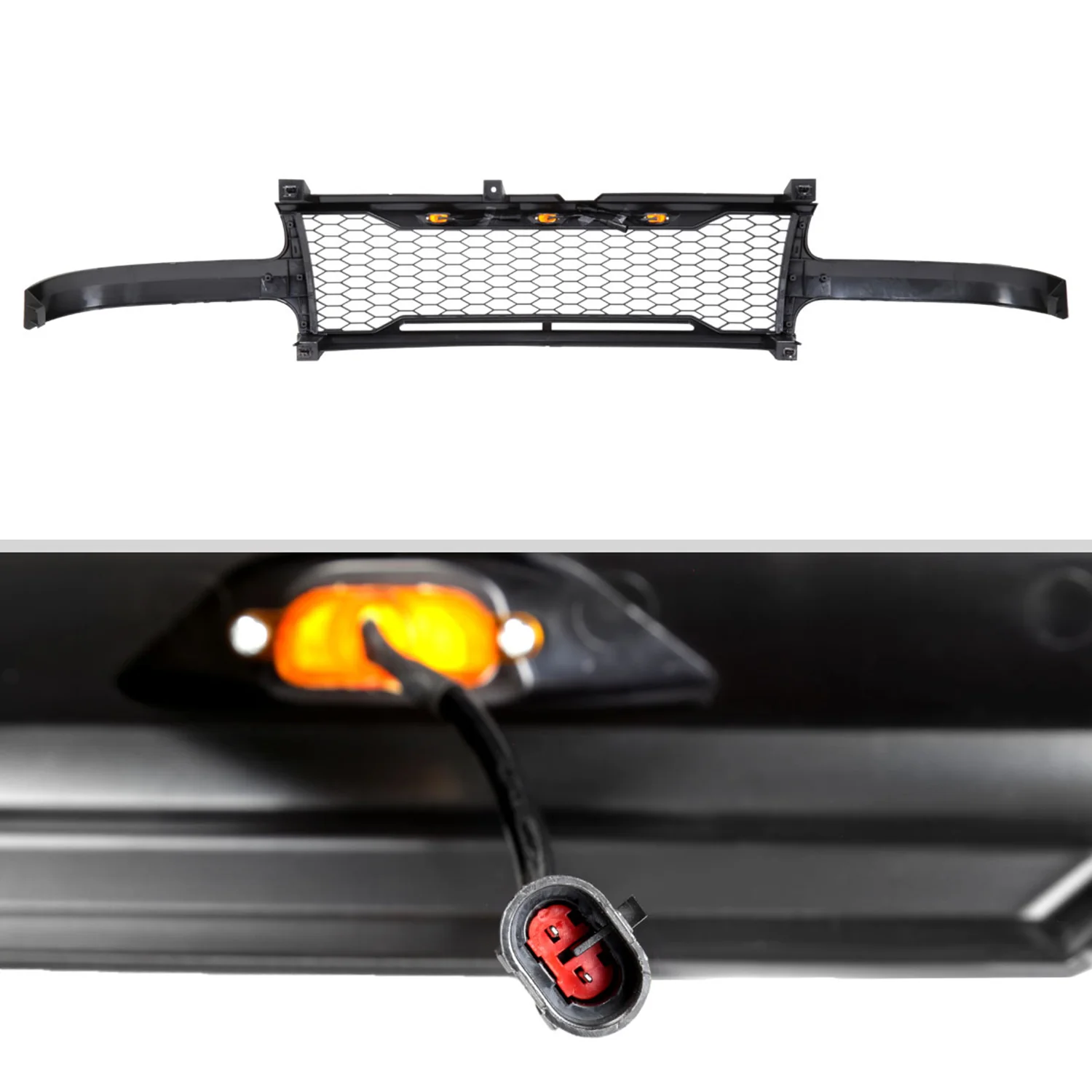 1999-2002 Chevy Silverado 1500 00-2006 Tahoe Suburban Mesh Grille & LED Lamps - Image 7