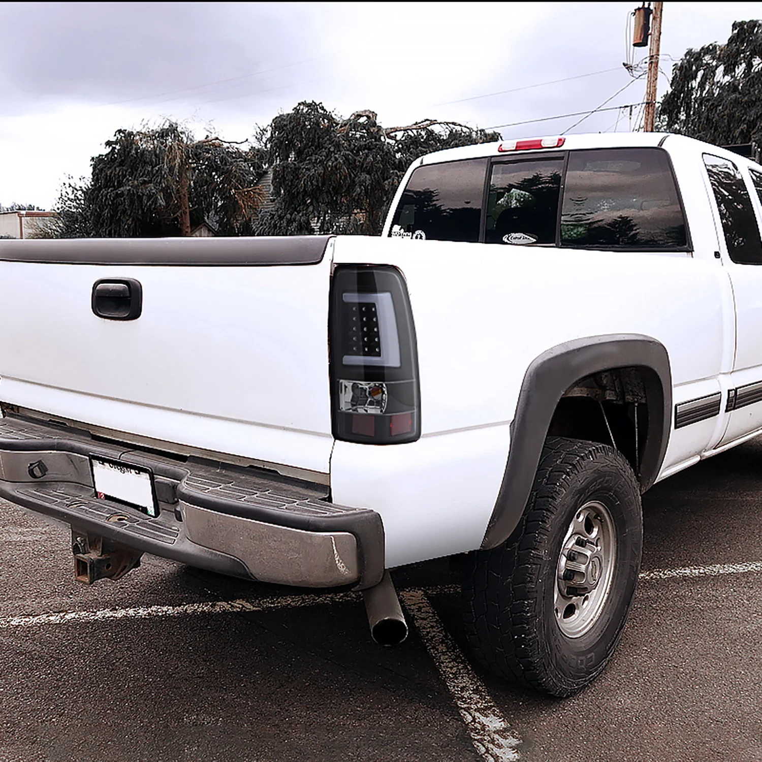 1999-2002 Chevy Silverado/ 99-2006 GMC Sierra LED Tail Lights - G2 Matt Black - Image 10