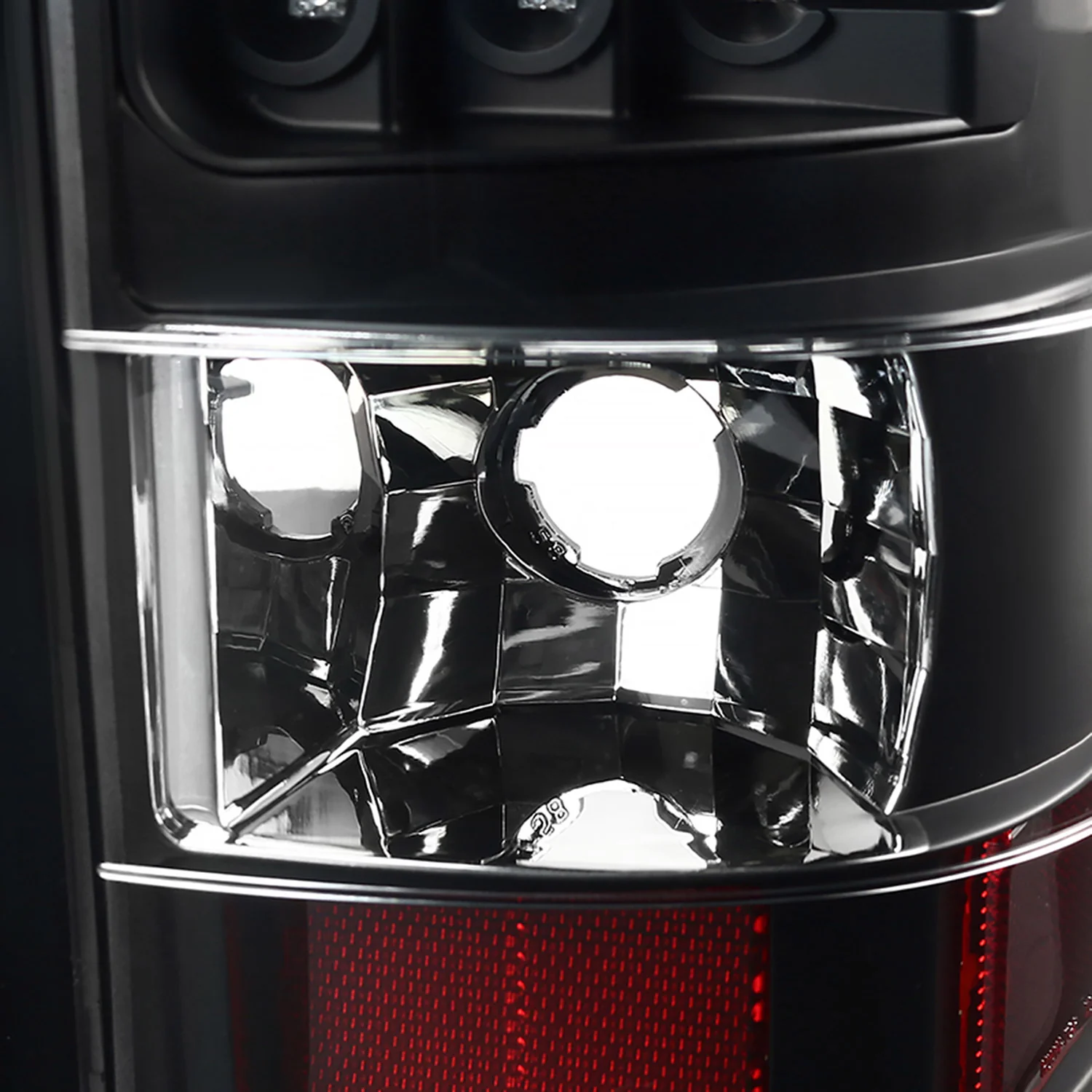 1999-2002 Chevy Silverado/ 99-2006 GMC Sierra V2 LED Tail Lights Matt Black - Image 4