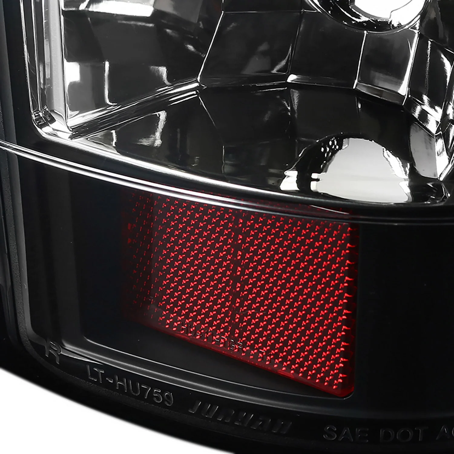 1999-2002 Chevy Silverado/ 99-2006 GMC Sierra V2 LED Tail Lights Matt Black - Image 5