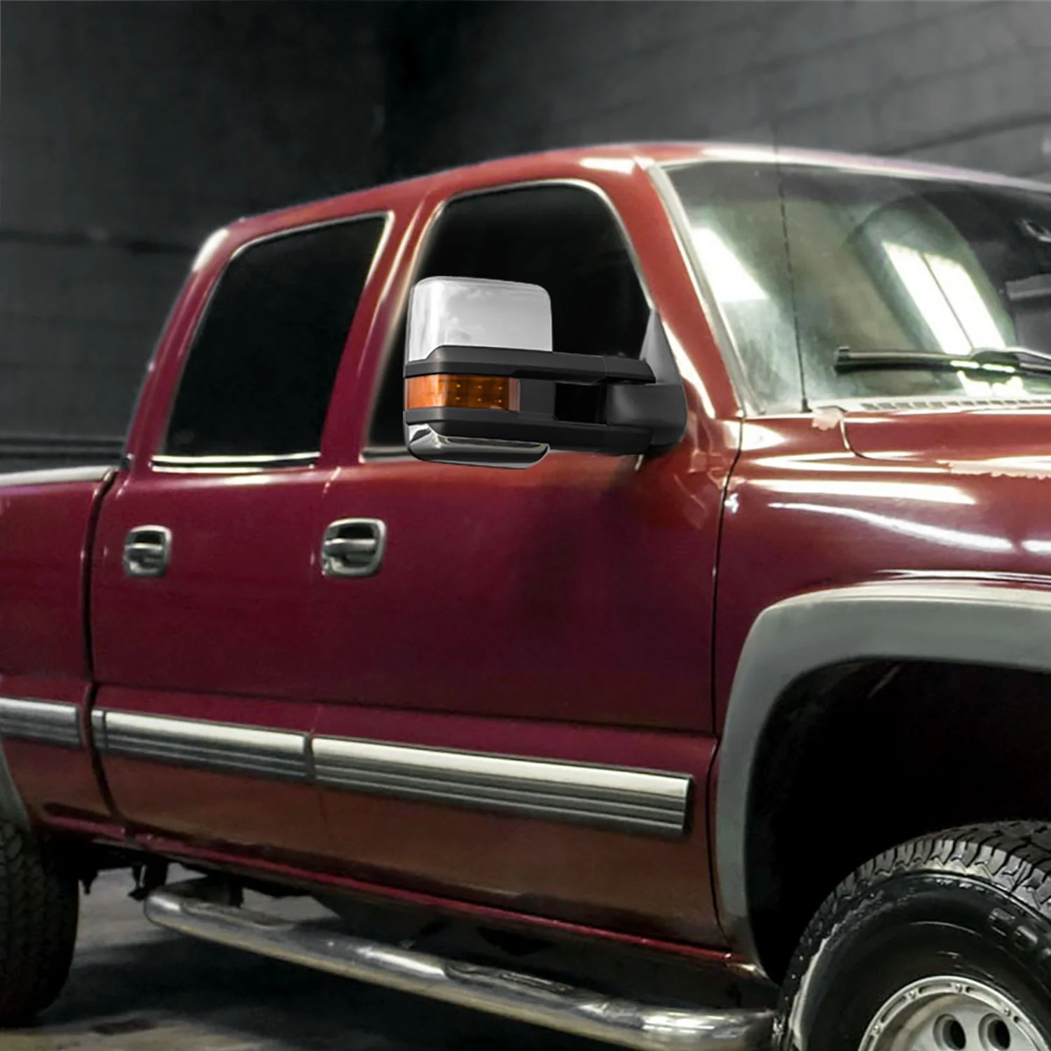 1999-2002 Chevy Silverado/Tahoe/Sierra/Yukon Heated Towing Mirrors Amber - Image 10