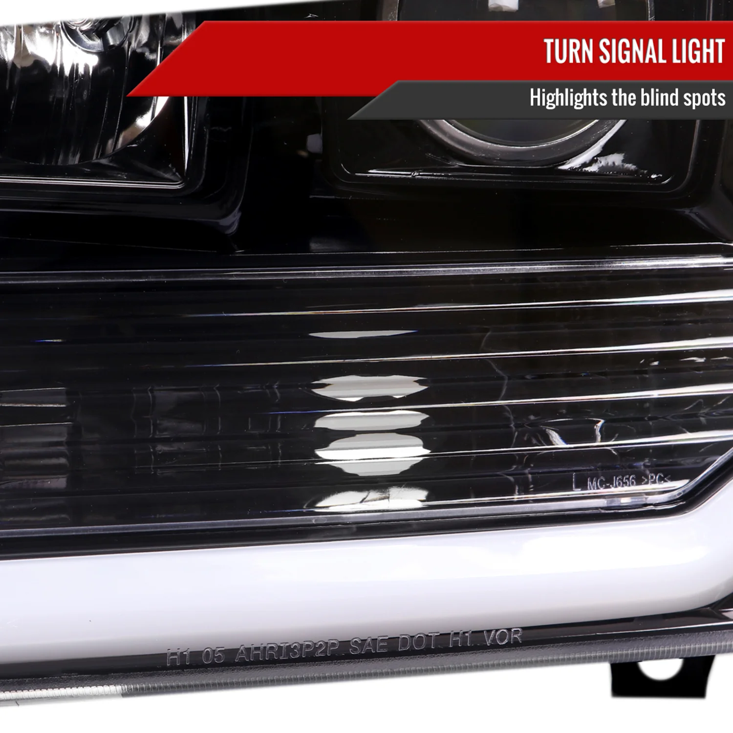 1999-2004 Ford F-250/350/450/550 /00-2004 Excursion LED Bar Headlights Black - Image 6