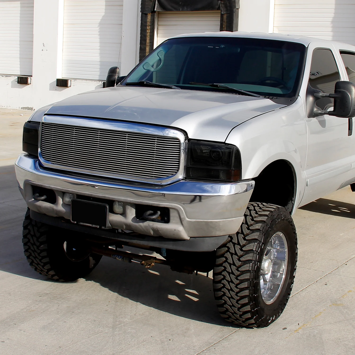 1999-2004 Ford F-250/350/450/550/Excursion Projector Headlights SMD LED Black - Image 10