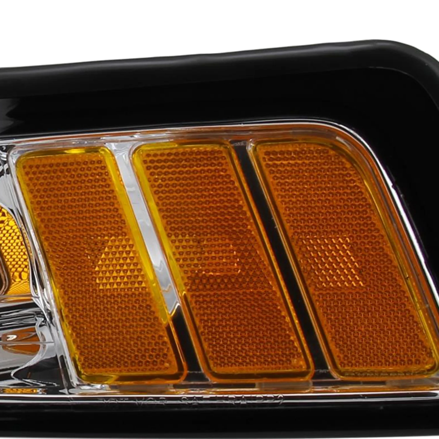 1999-2004 Ford Mustang Factory Headlights w/Amber Reflectors Chrome/Clear - Image 6