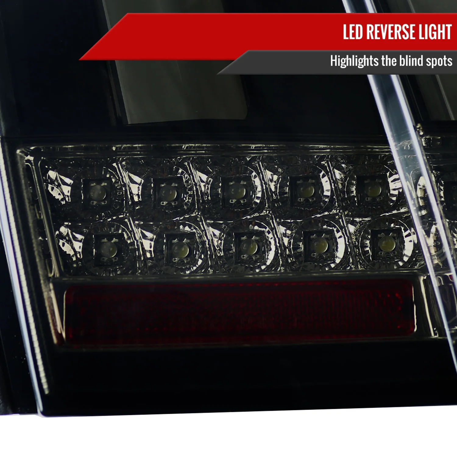 1999-2004 Ford Mustang Sequential LED Tail Lights Glossy Black/Smoke Lens - Image 5