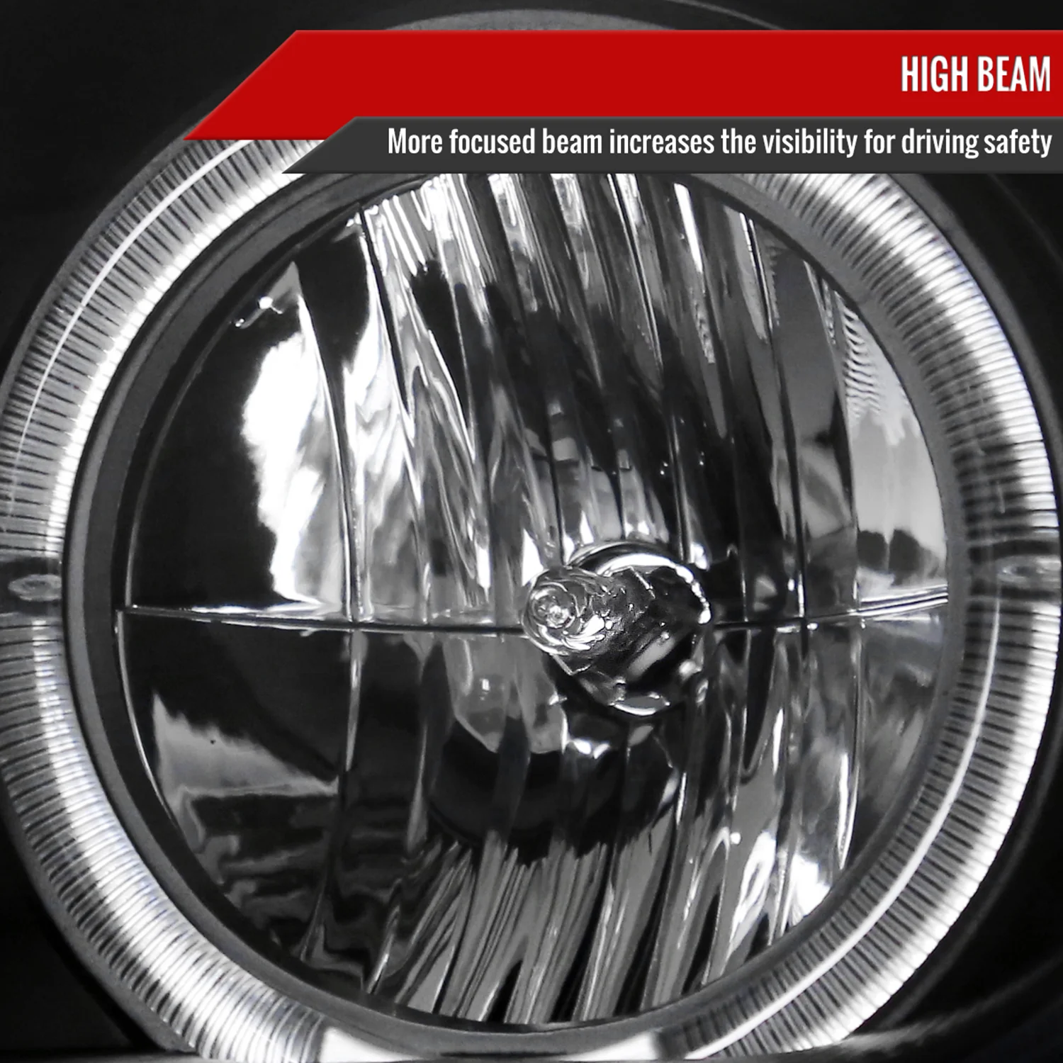 1999-2005 VW Jetta/Bora Mk4 Dual Halo Projector Headlights LED Light Black - Image 4