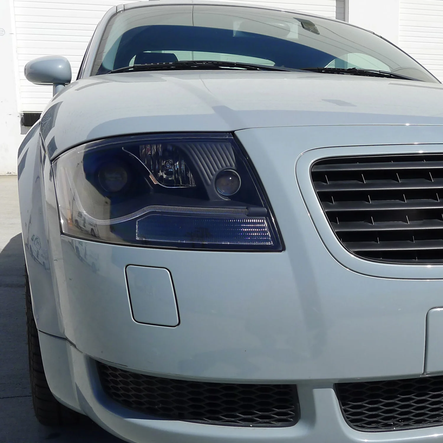 1999-2006 Audi TT LED Bar Projector Headlights Matte Black/Clear Lens - Image 10