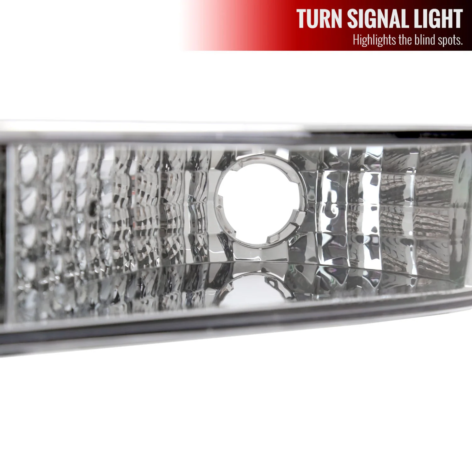 1999-2006 GMC Sierra/Yukon/Yukon XL Headlights&Bumper Lights Amber & Chrome - Image 4