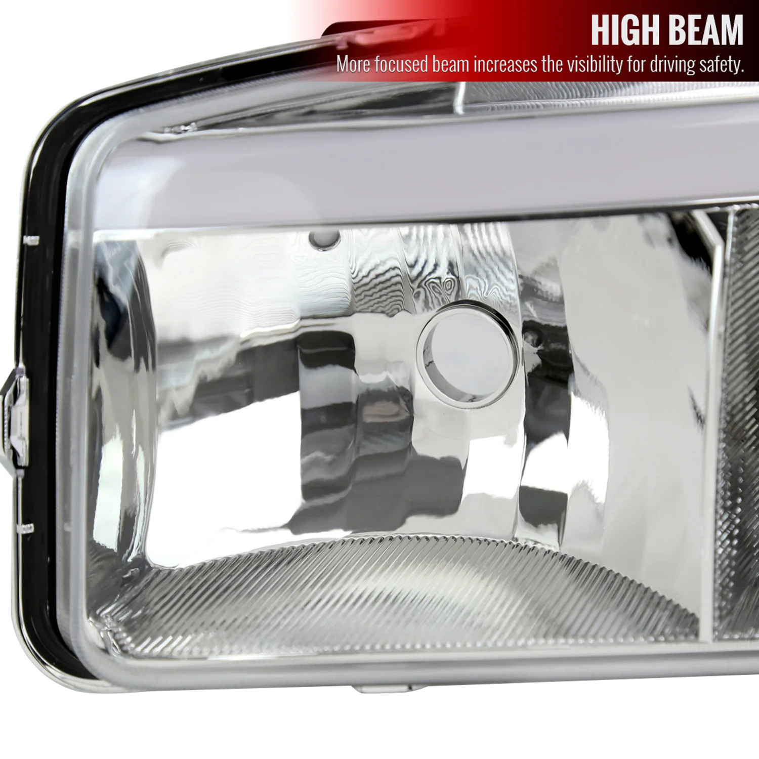 1999-2006 GMC Sierra/Yukon/Yukon XL Headlights&Signal Bumper Lights Chrome - Image 4